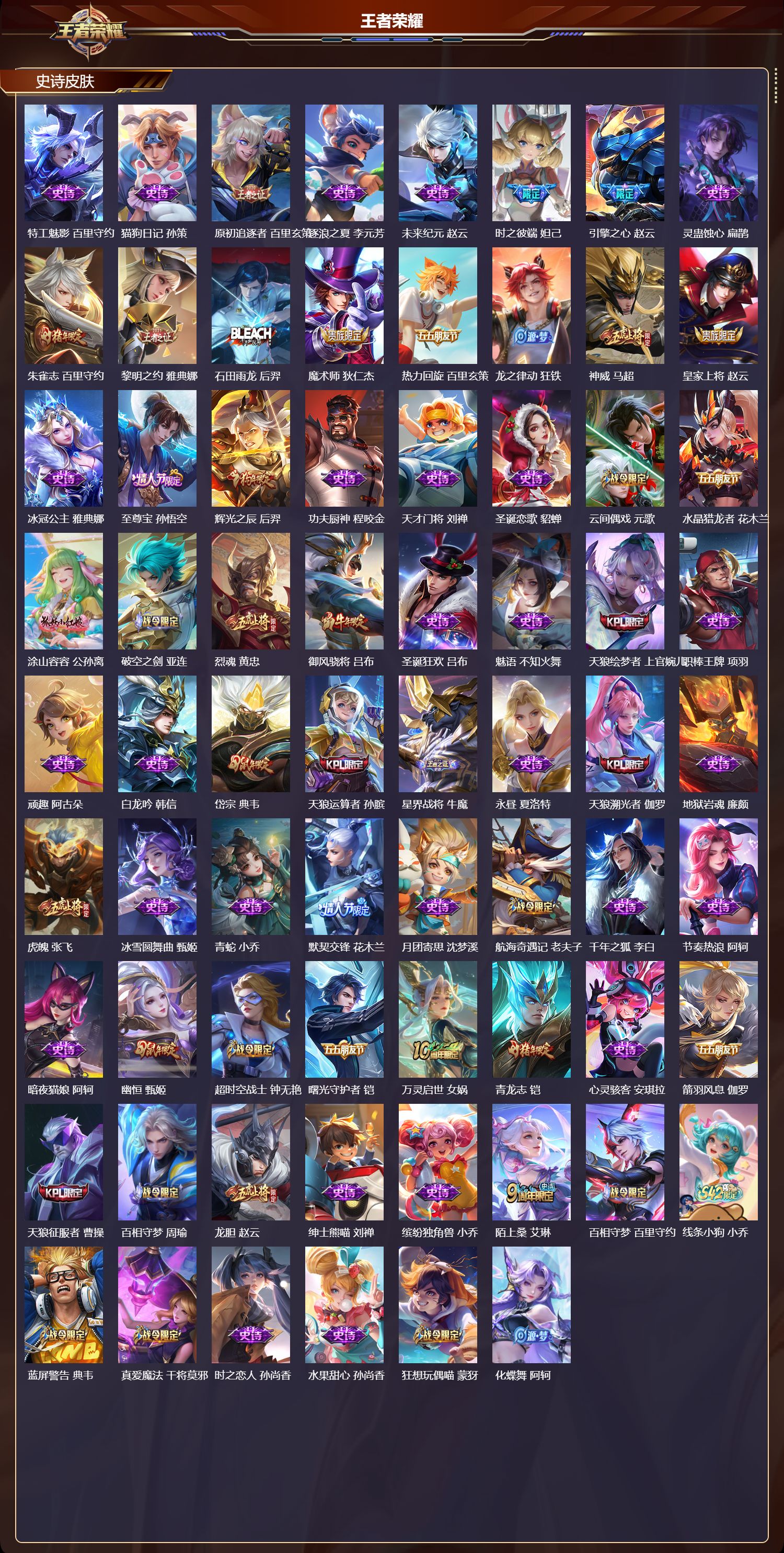 WZQM4252390王者荣耀账号详情图4