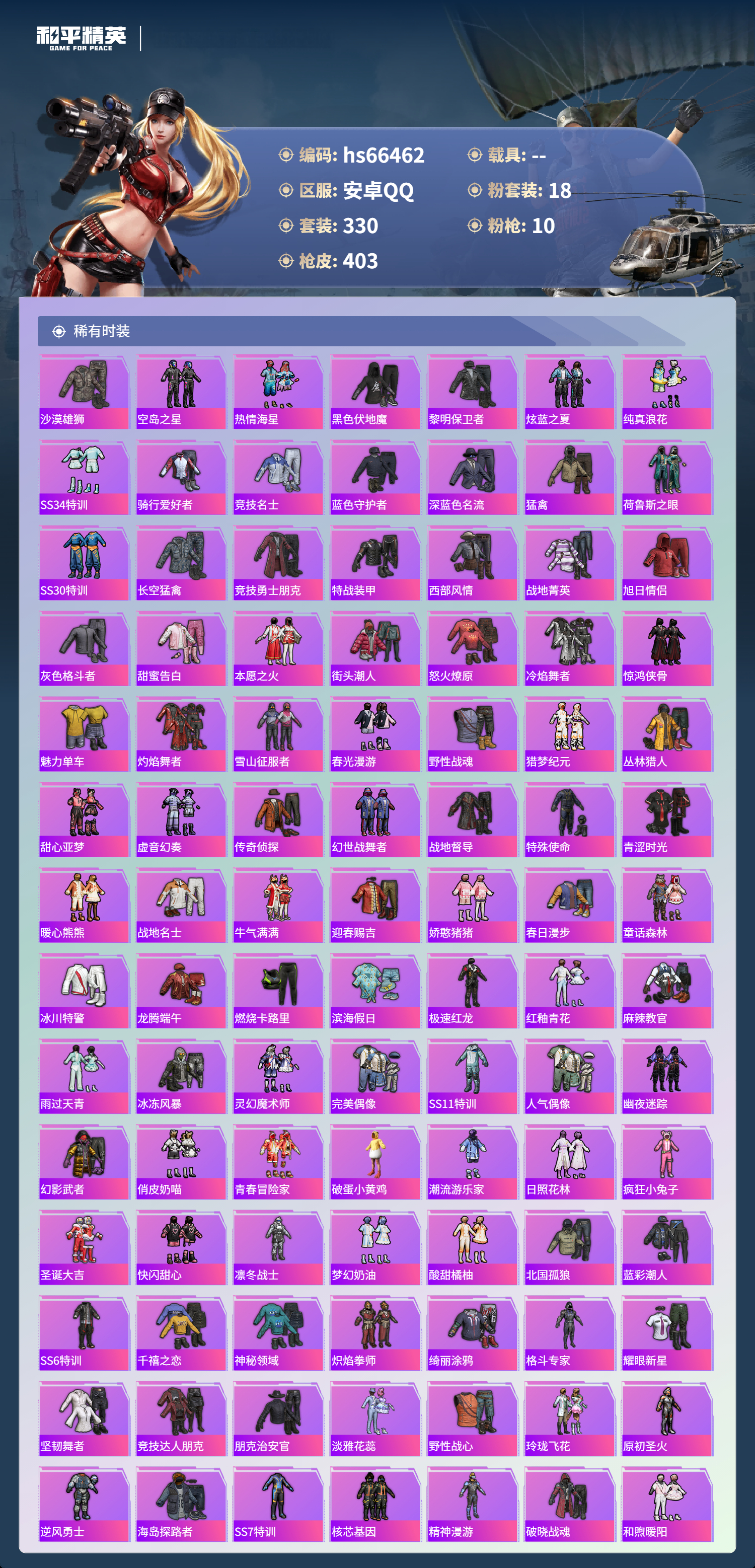 HPSJ4142138和平精英账号详情图7