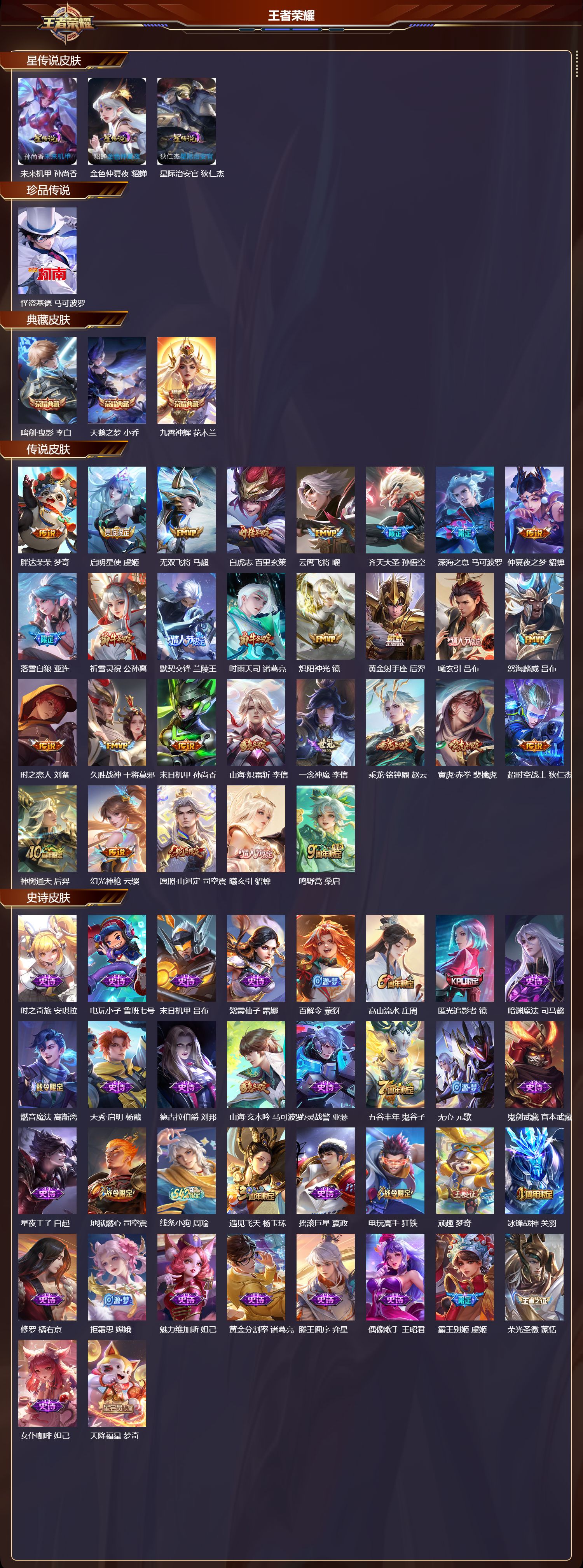 WZQM4252409王者荣耀账号详情图2 WZQM4252409王者荣耀账号详情图2