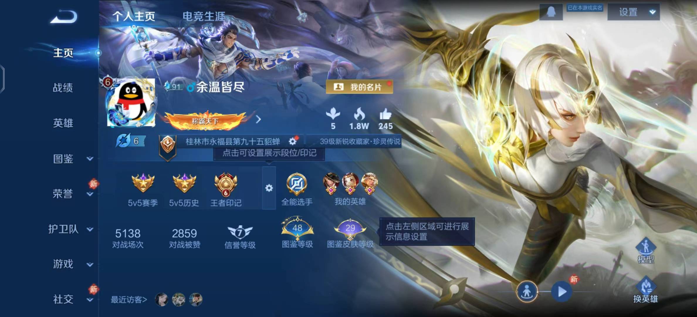 WZCMW4269495王者荣耀账号详情图2