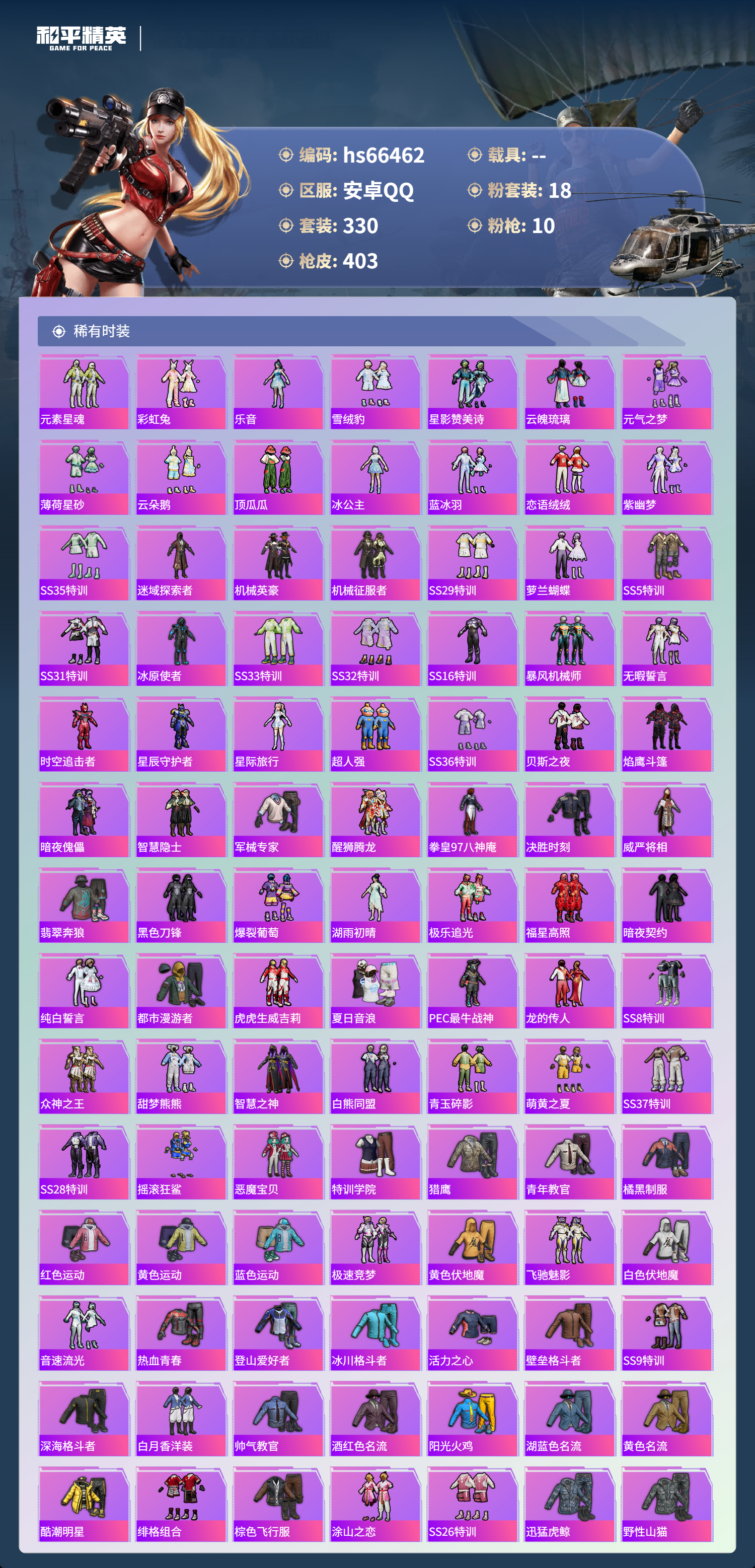 HPSJ4142138和平精英账号详情图6