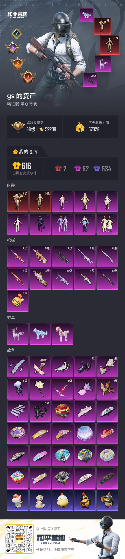 HPSJ4138471和平精英账号详情图2