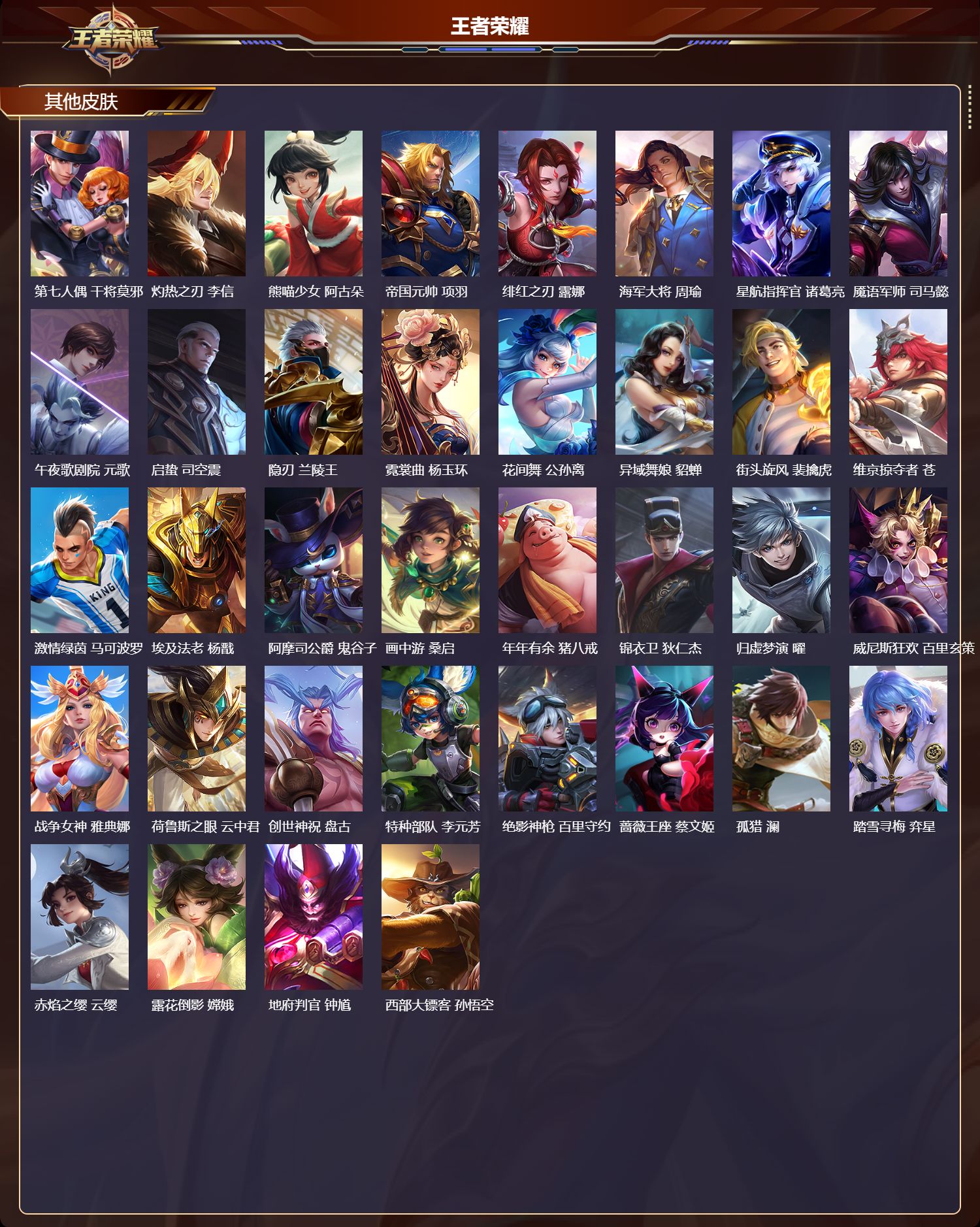 WZQM4252315王者荣耀账号详情图5