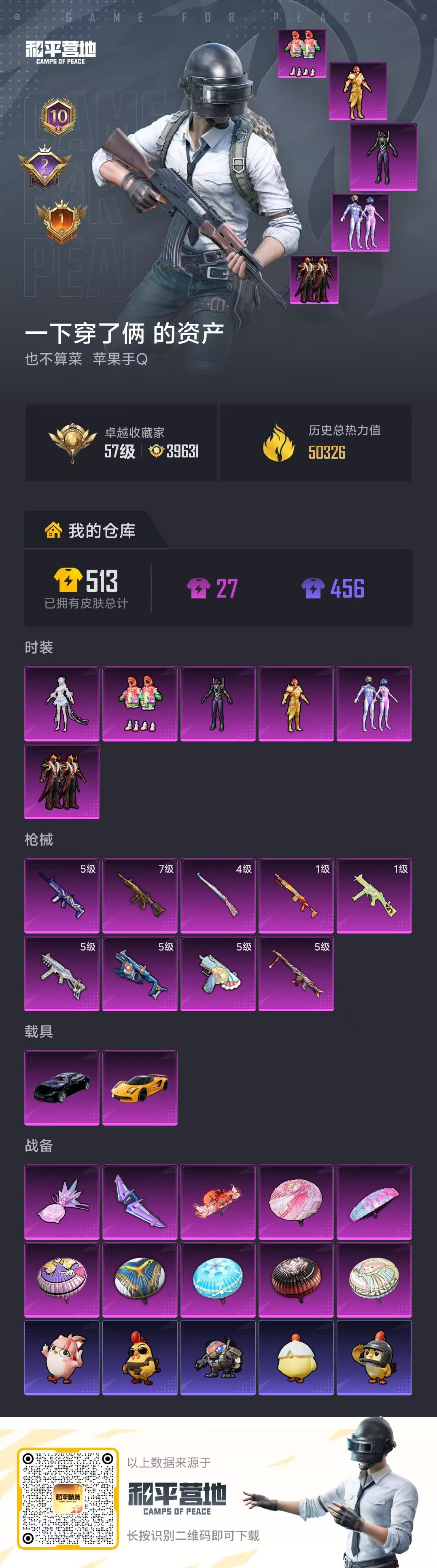 HPSJ4138382和平精英账号详情图2