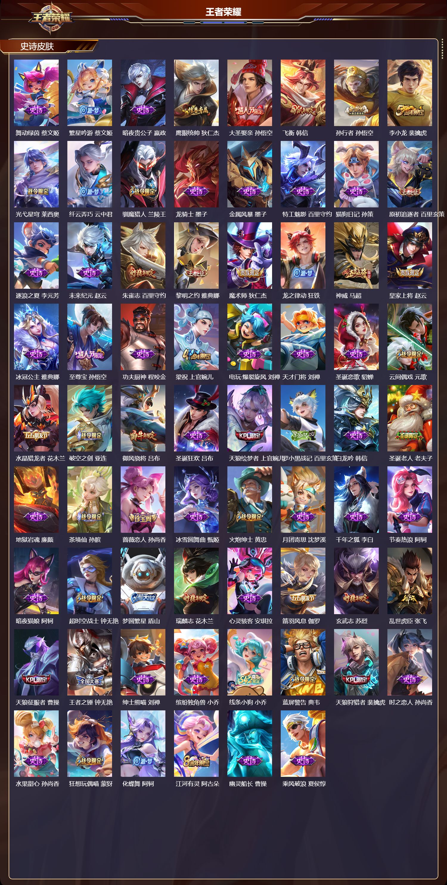 WZMK4254935王者荣耀账号详情图3 WZMK4254935王者荣耀账号详情图3