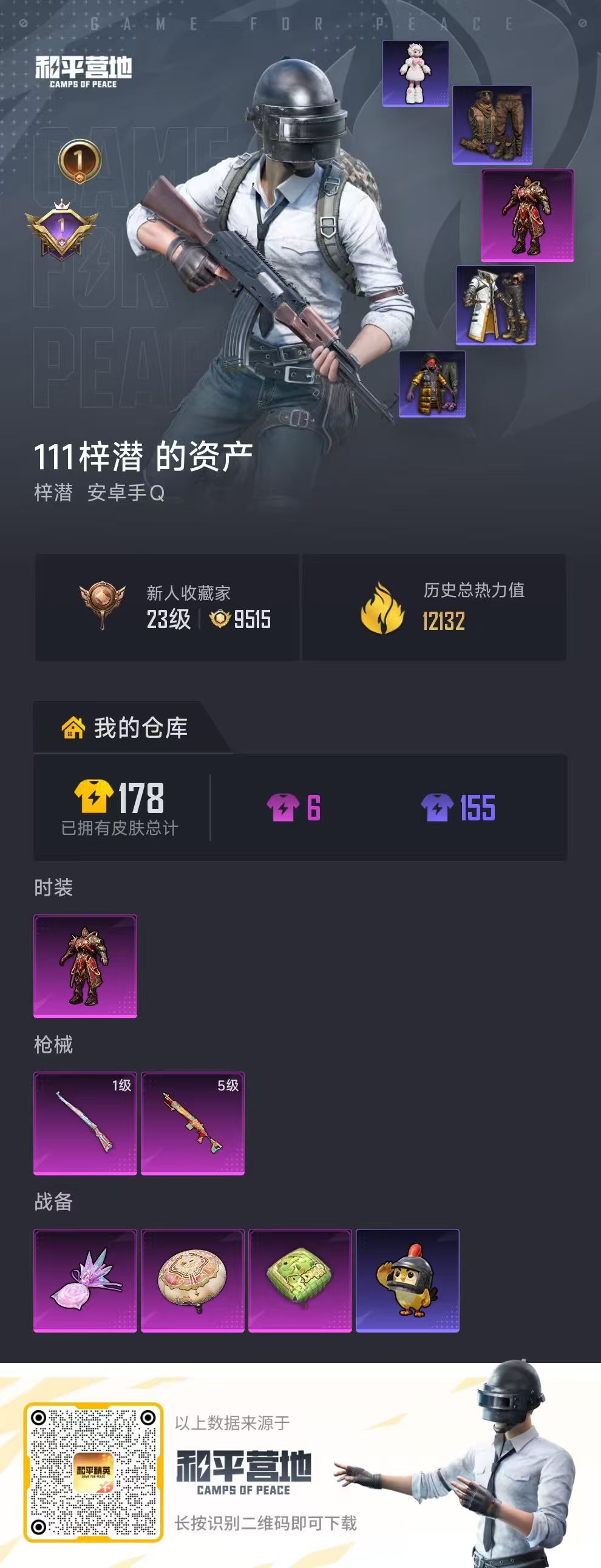 HPSJ4140419和平精英账号详情图2 HPSJ4140419和平精英账号详情图2