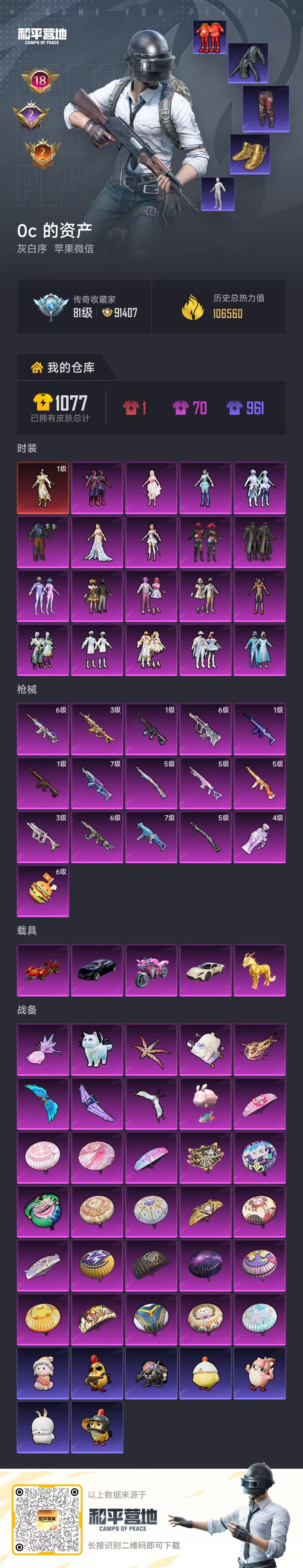 HPSJ4140274和平精英账号详情图2