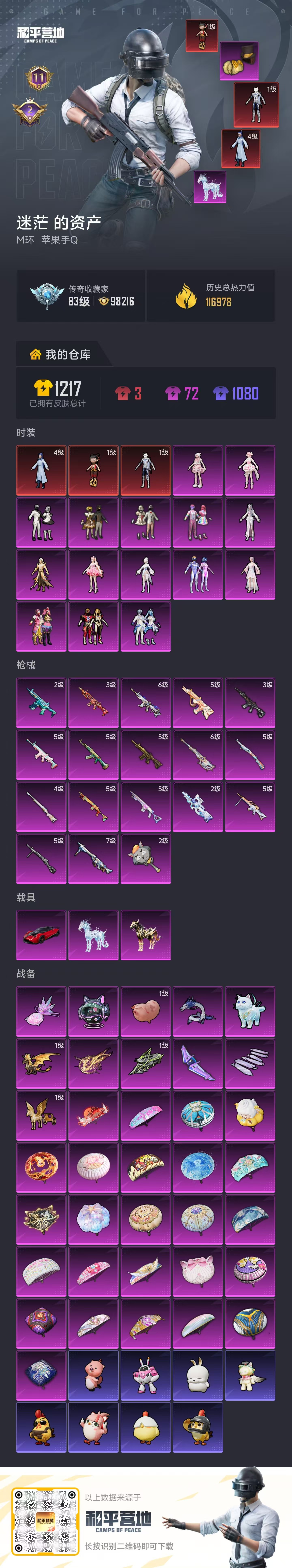 HPSJ4139908和平精英账号详情图2