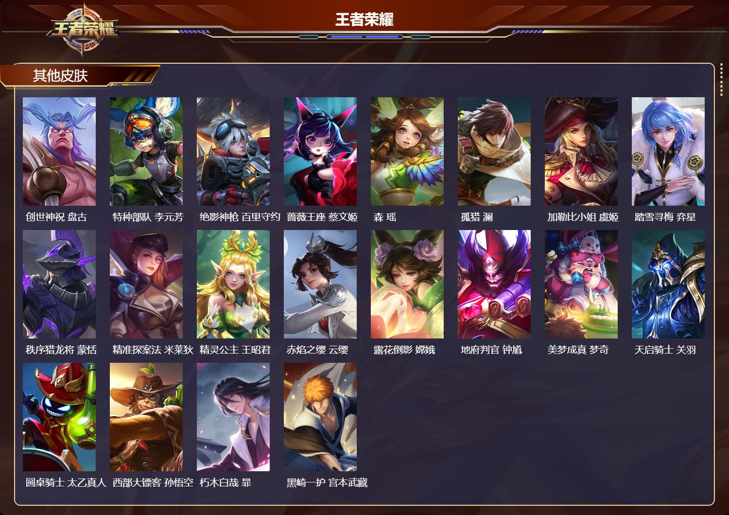 WZQM4254799王者荣耀账号详情图7