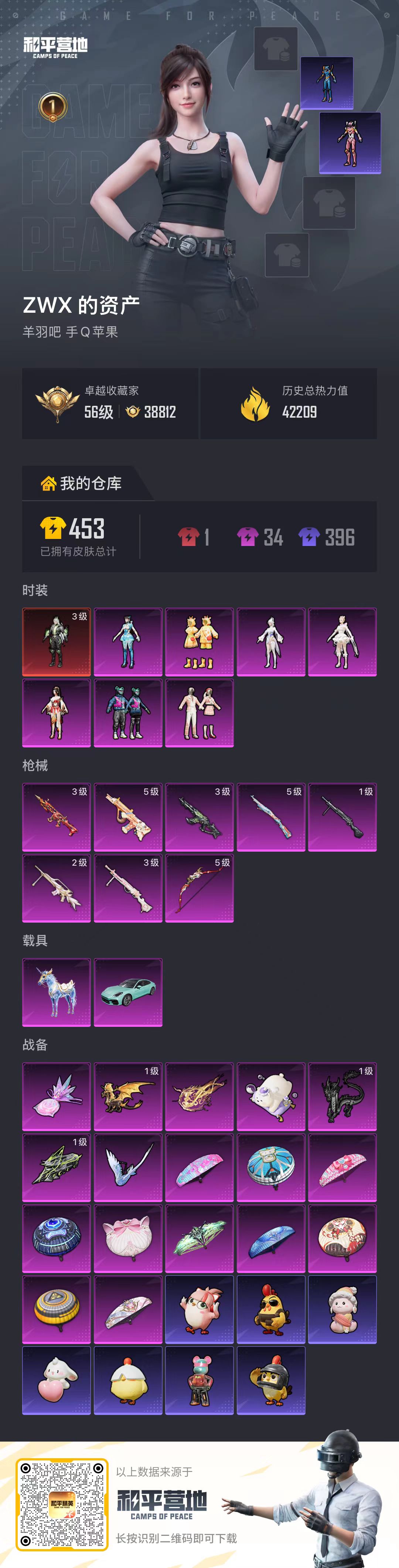 HPSJ4140163和平精英账号详情图2