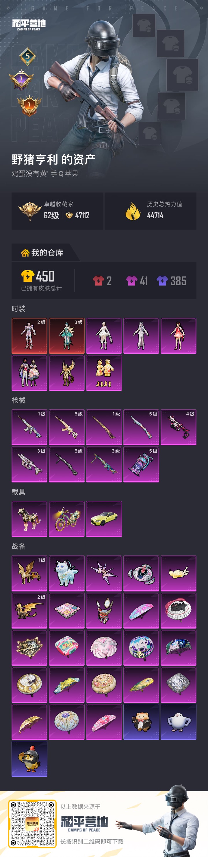 HPLX4143596和平精英账号详情图16 HPLX4143596和平精英账号详情图16