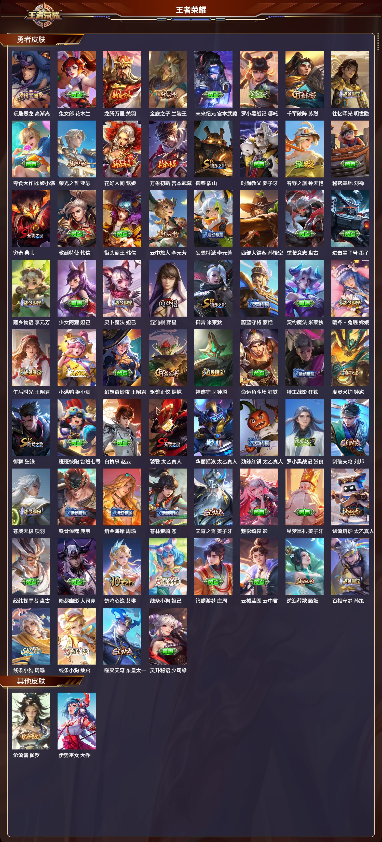 WZLX4255058王者荣耀账号详情图7 WZLX4255058王者荣耀账号详情图7