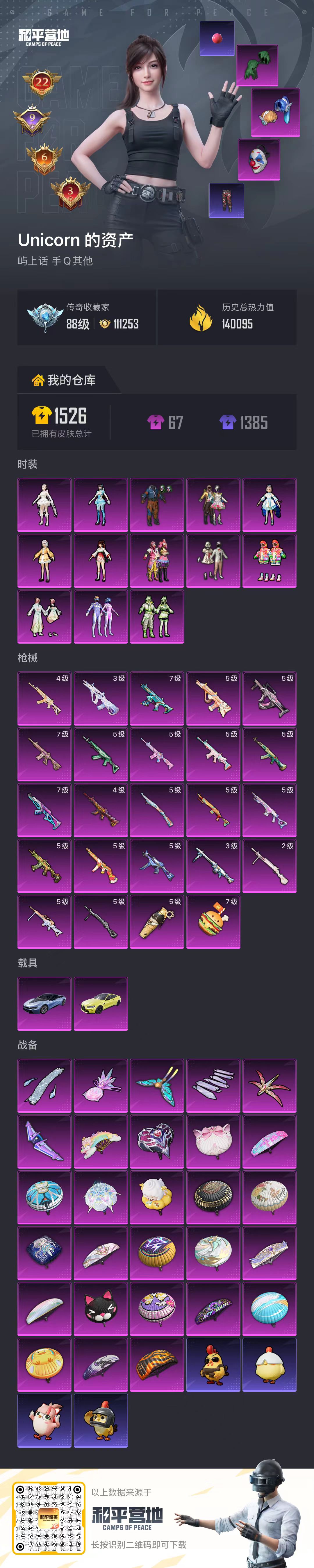 HPSJ4140365和平精英账号详情图2