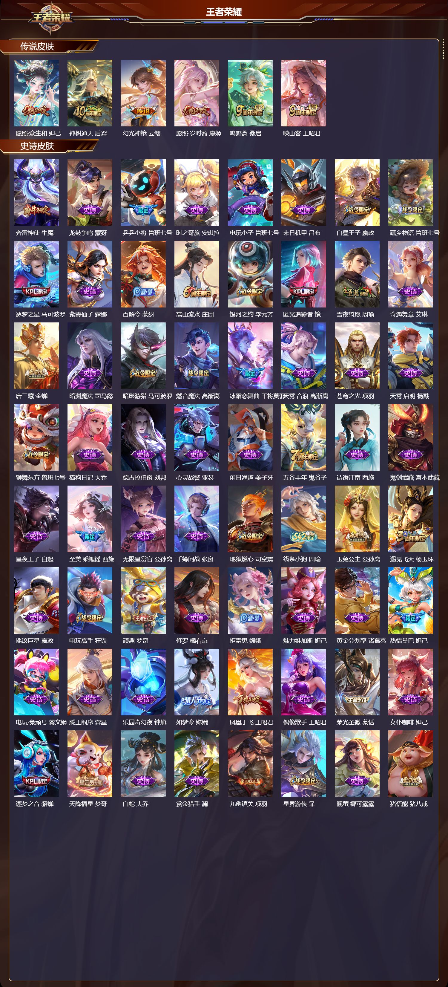 WZCMW4272918王者荣耀账号详情图8