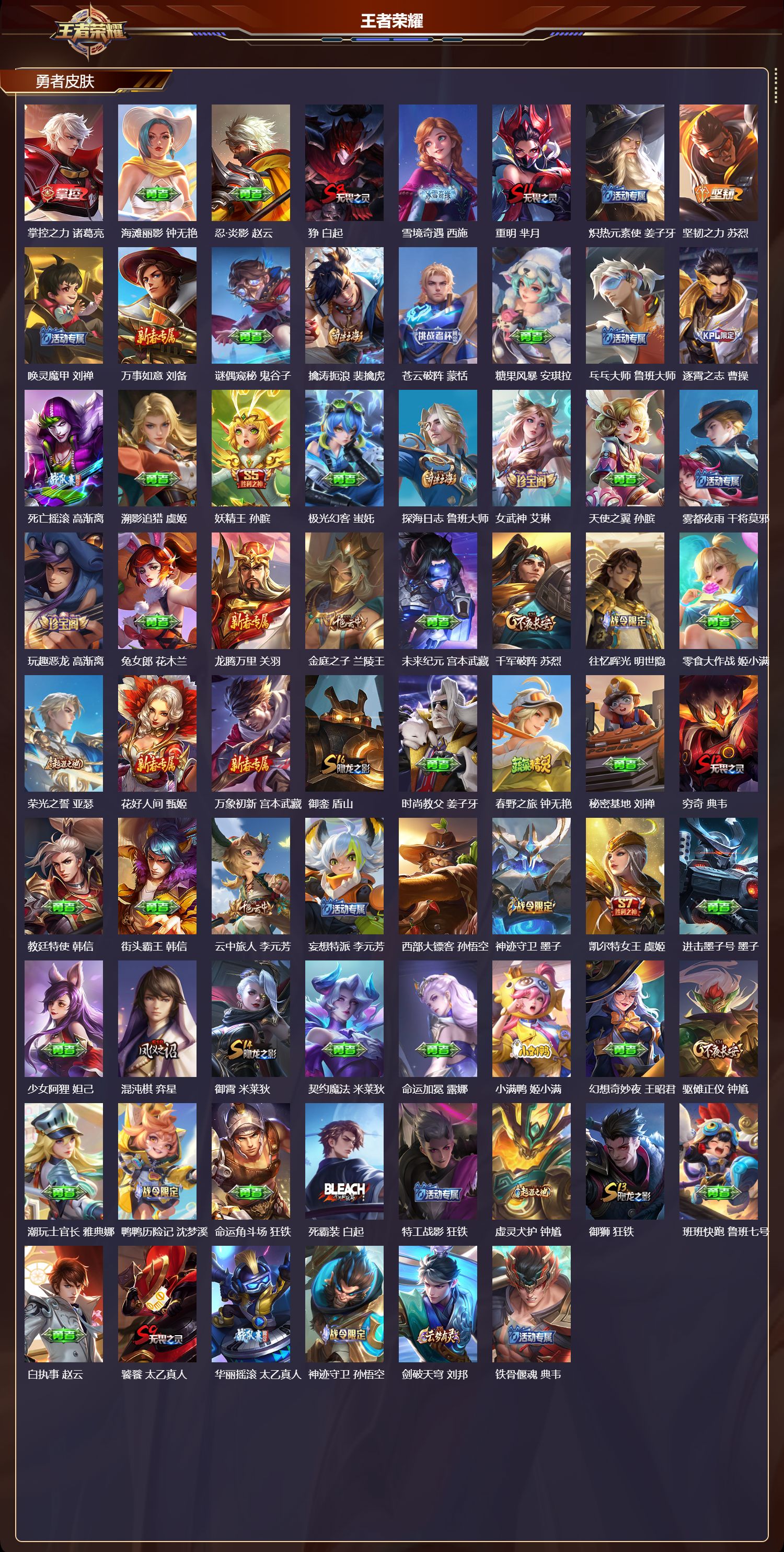 WZQM4254799王者荣耀账号详情图5