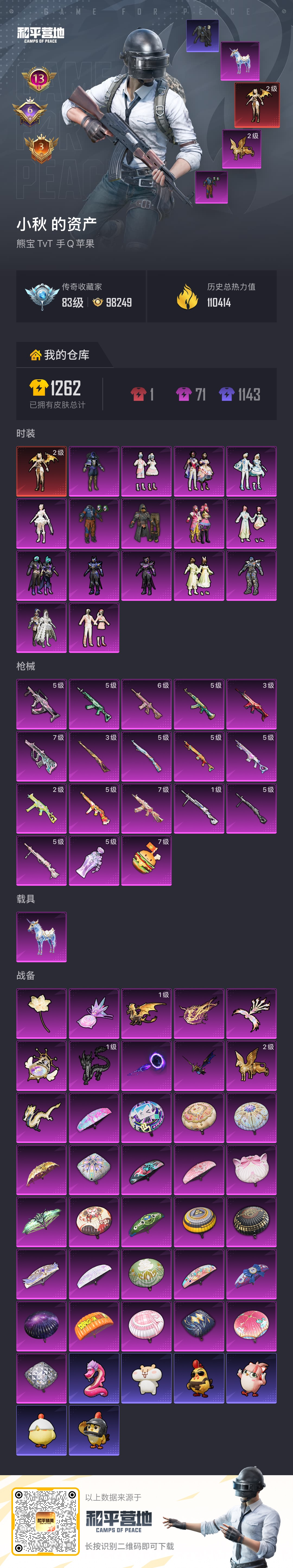 HPSJ4140555和平精英账号详情图2