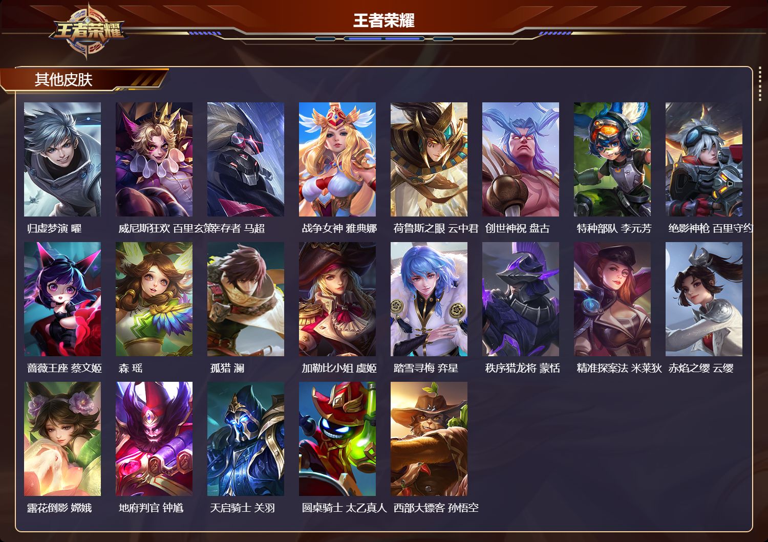 WZMK4254889王者荣耀账号详情图7