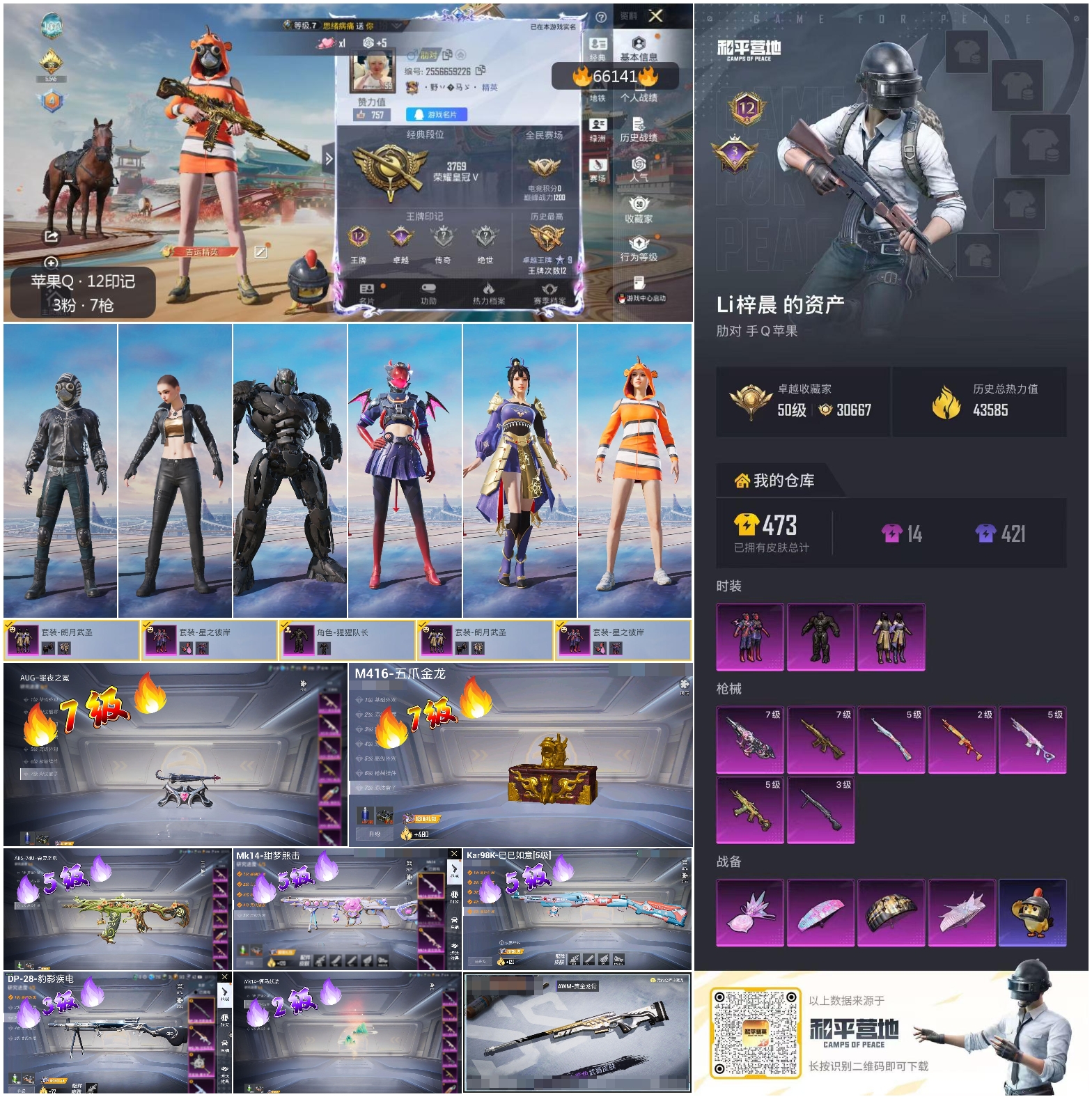 HPSJ4140331和平精英账号详情图4