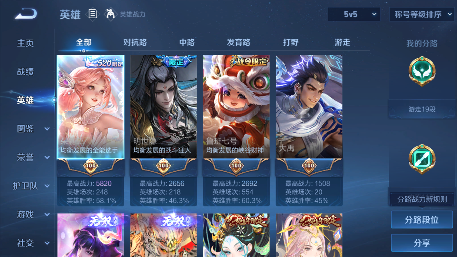 WZCMW4273425王者荣耀账号详情图4