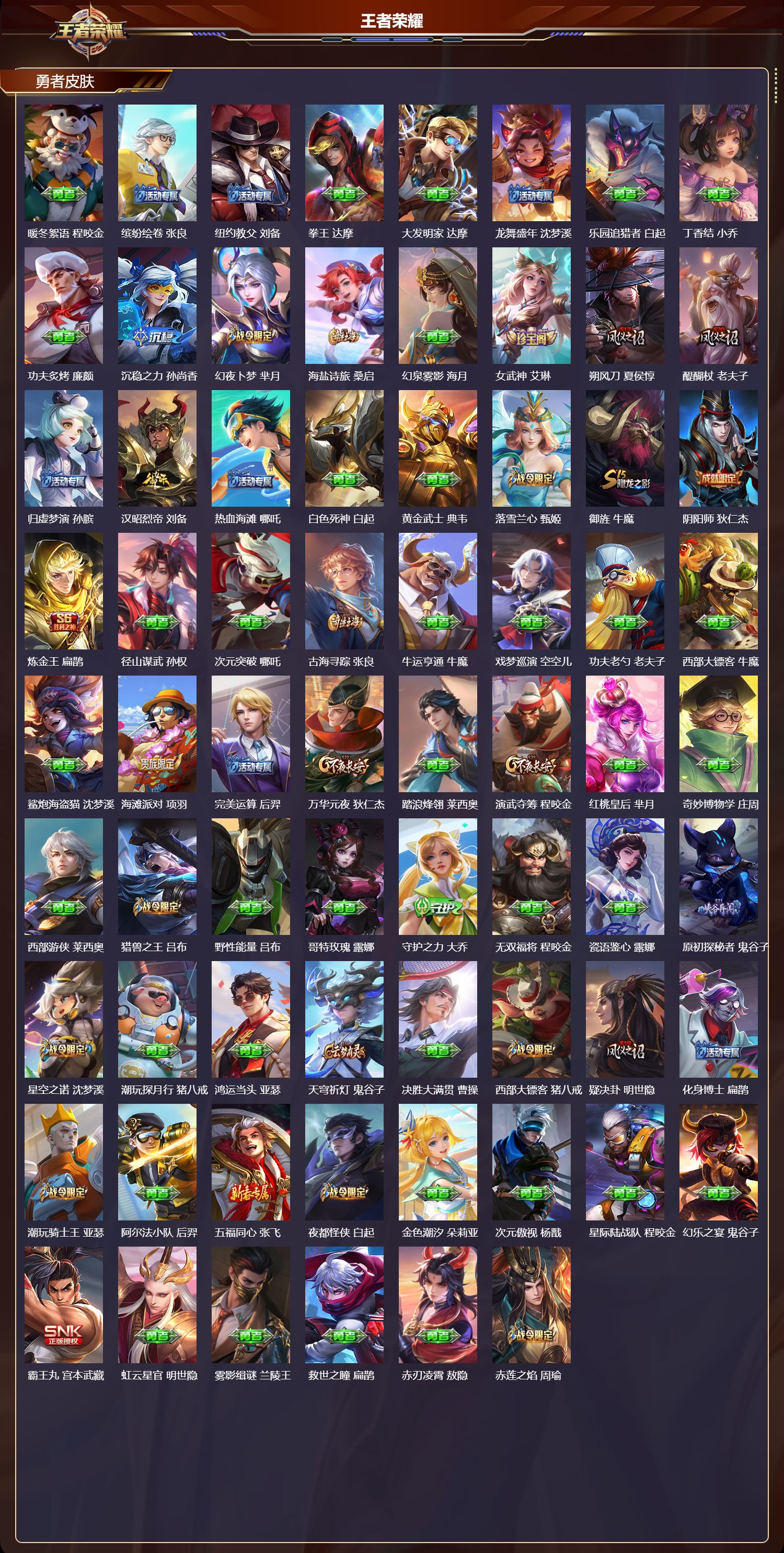 WZQM4254817王者荣耀账号详情图5 WZQM4254817王者荣耀账号详情图5