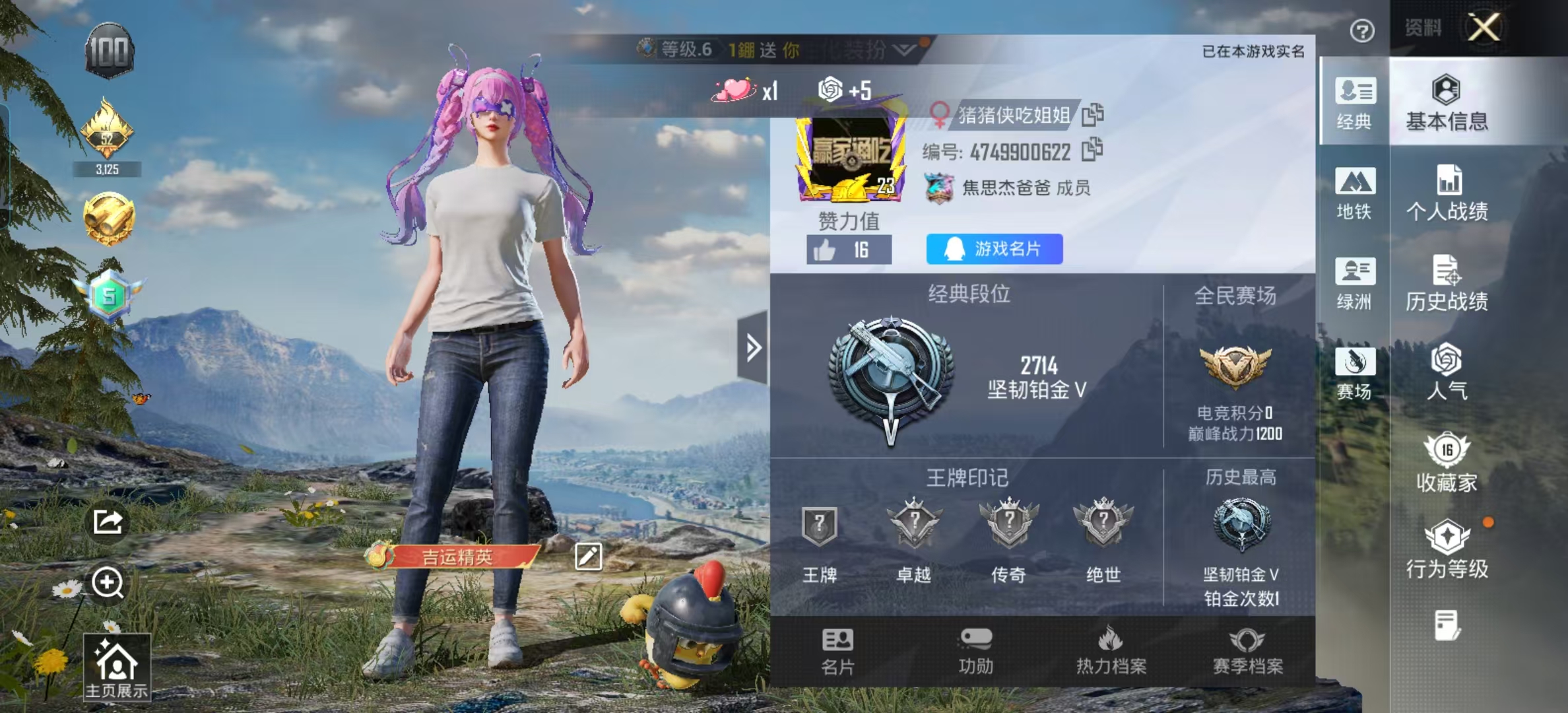 HPSJ4140459和平精英账号详情图3