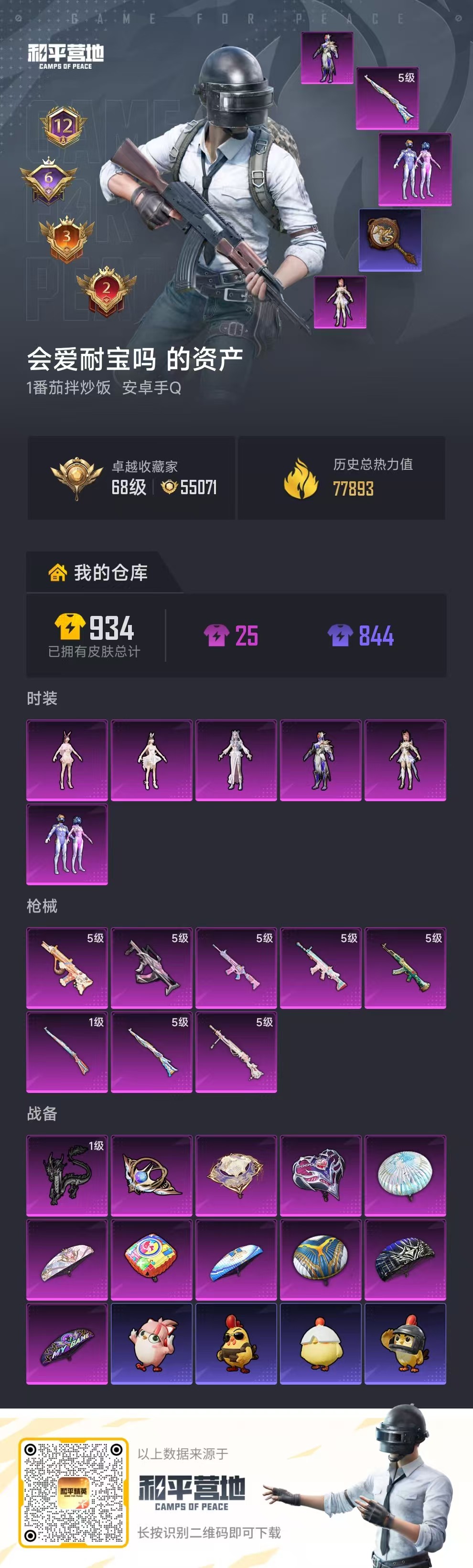 HPSJ4140299和平精英账号详情图2