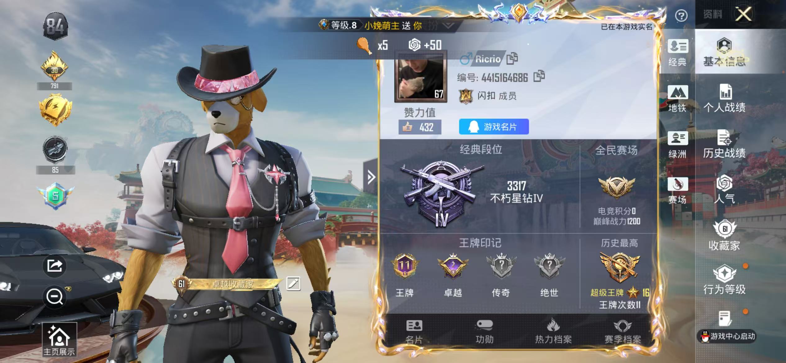 HPSJ4140137和平精英账号详情图3