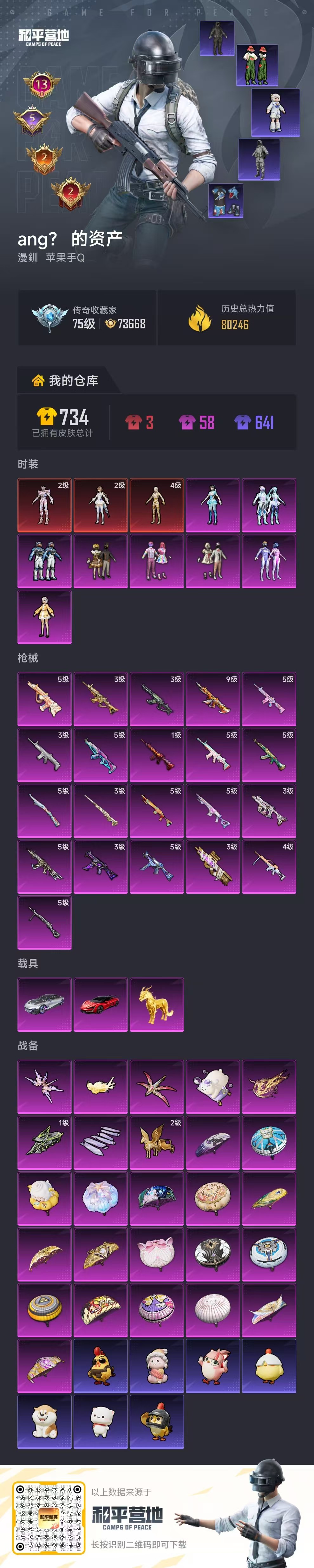 HPSJ4140279和平精英账号详情图2 HPSJ4140279和平精英账号详情图2