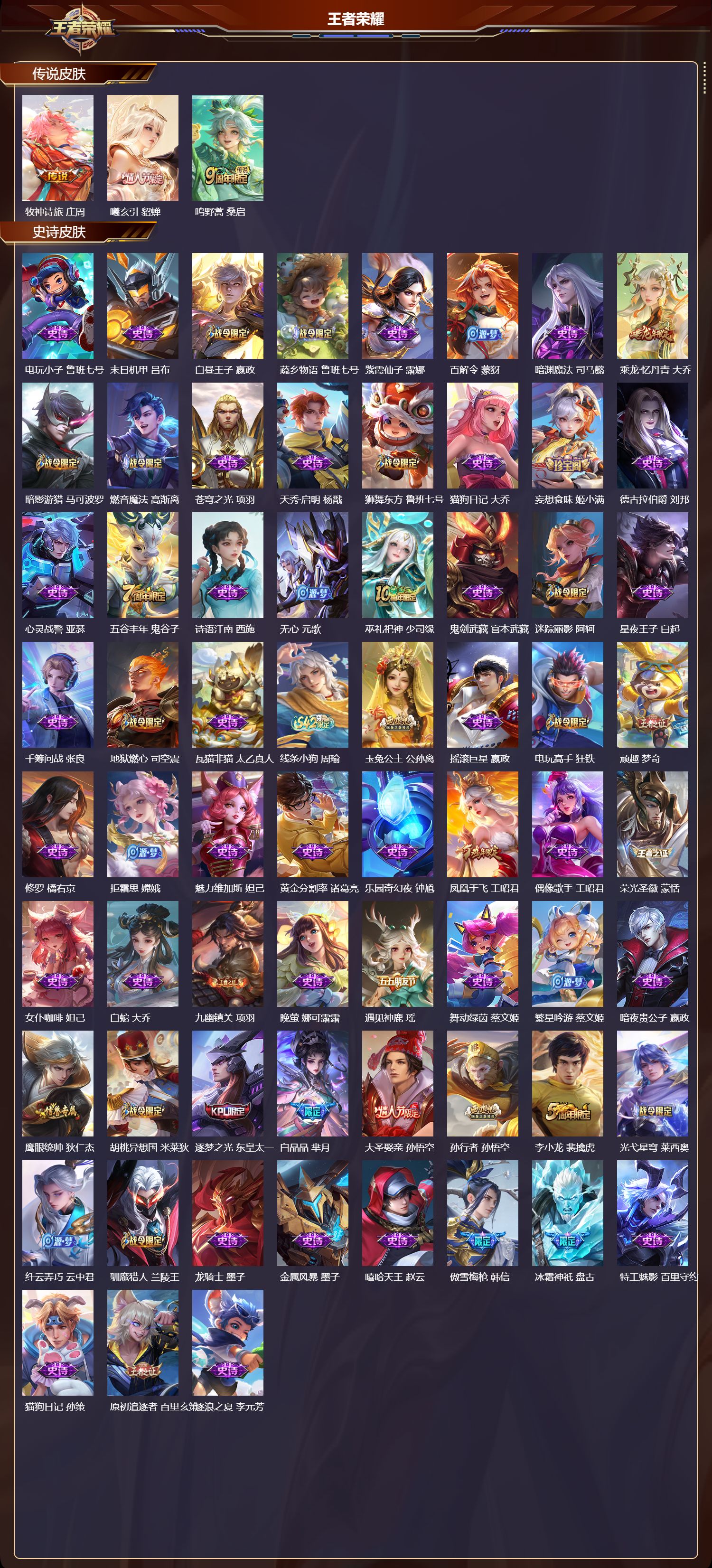 WZCMW4272703王者荣耀账号详情图9