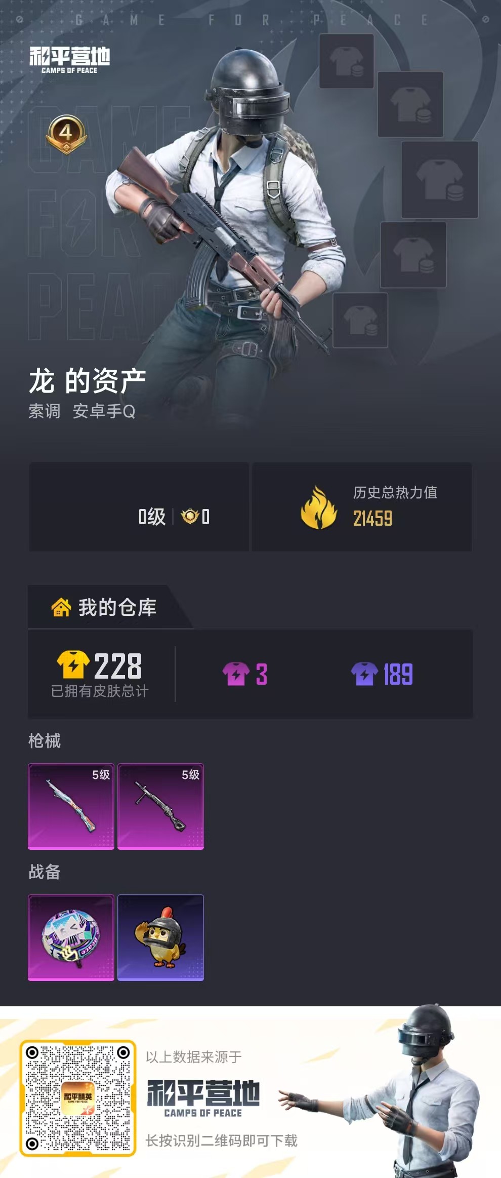 HPSJ4140541和平精英账号详情图2