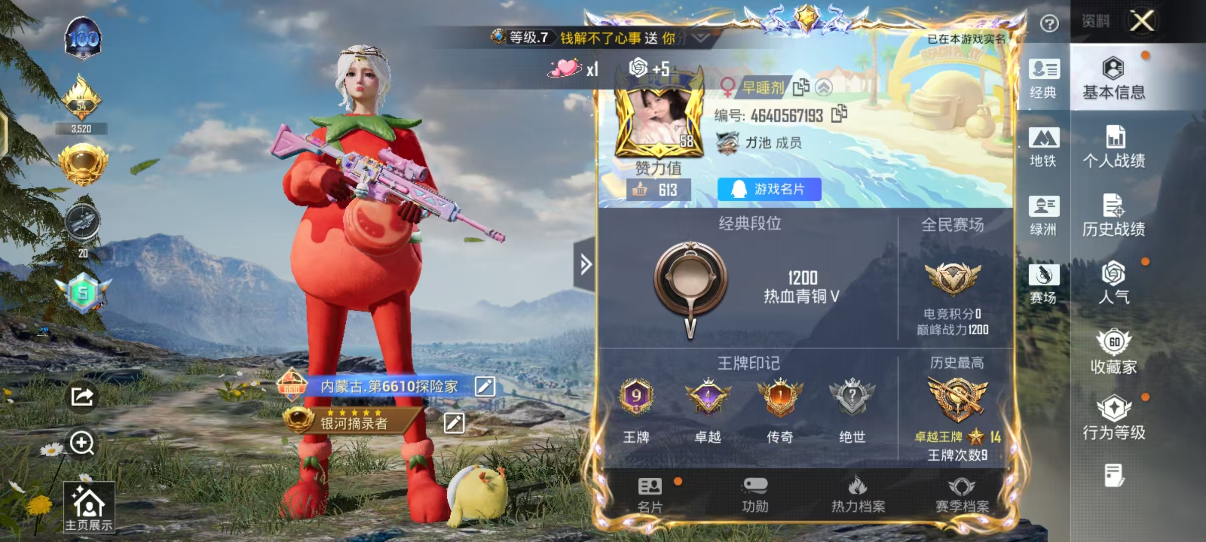 HPSJ4140269和平精英账号详情图3 HPSJ4140269和平精英账号详情图3