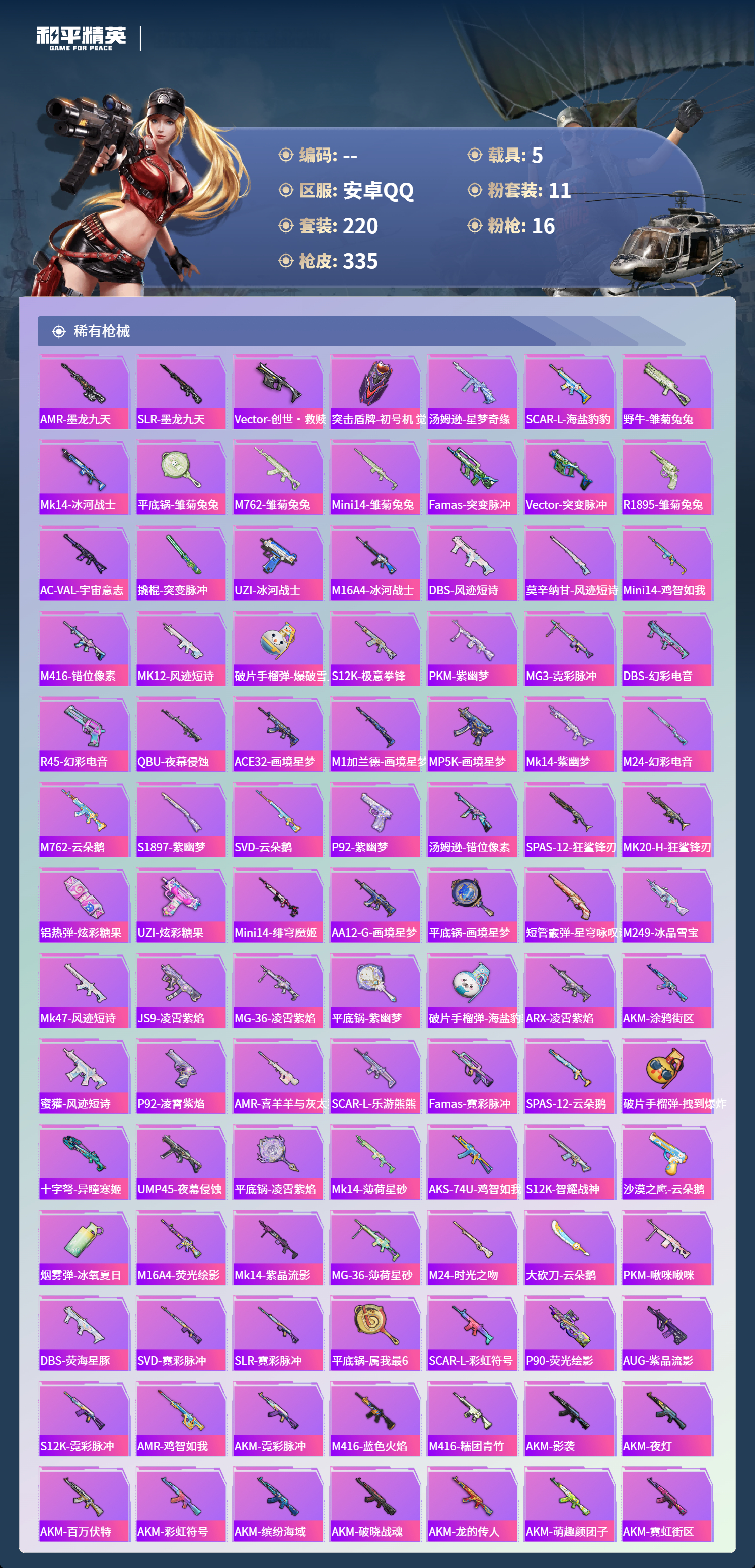 HPCMW4153612和平精英账号详情图5