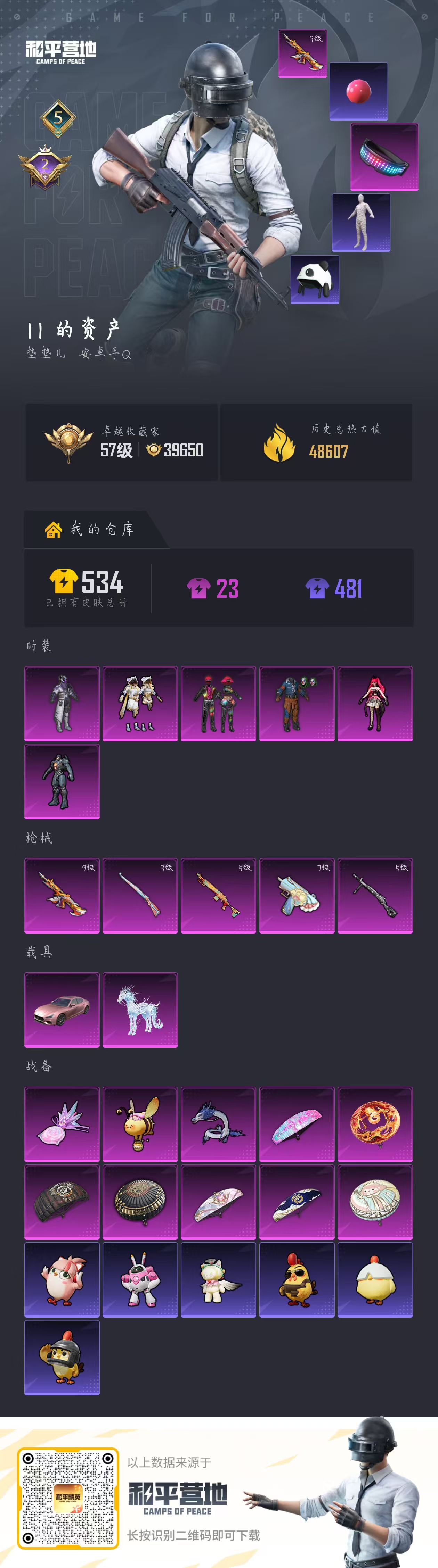 HPSJ4140531和平精英账号详情图2