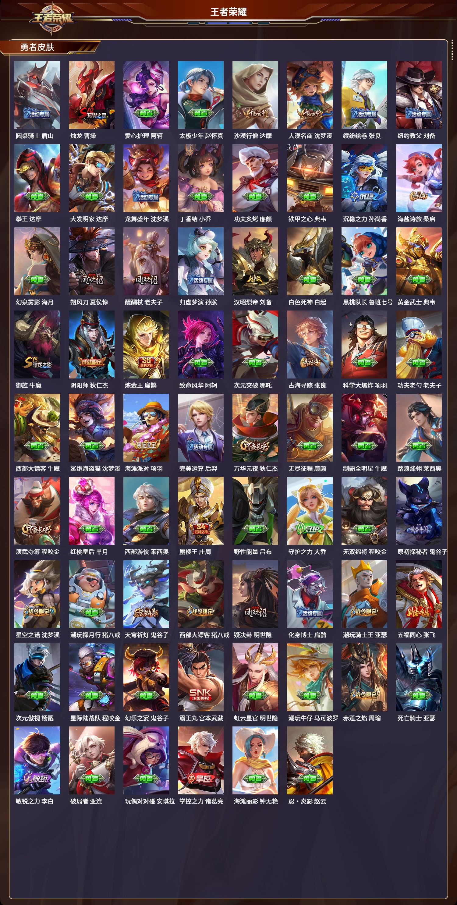 WZLX4255198王者荣耀账号详情图4 WZLX4255198王者荣耀账号详情图4