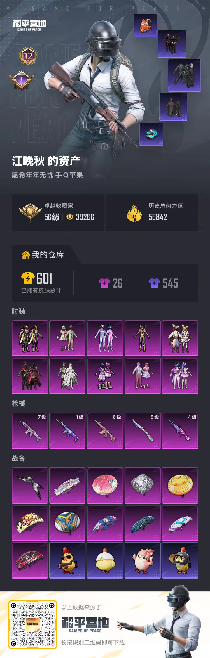 HPSJ4142107和平精英账号详情图2