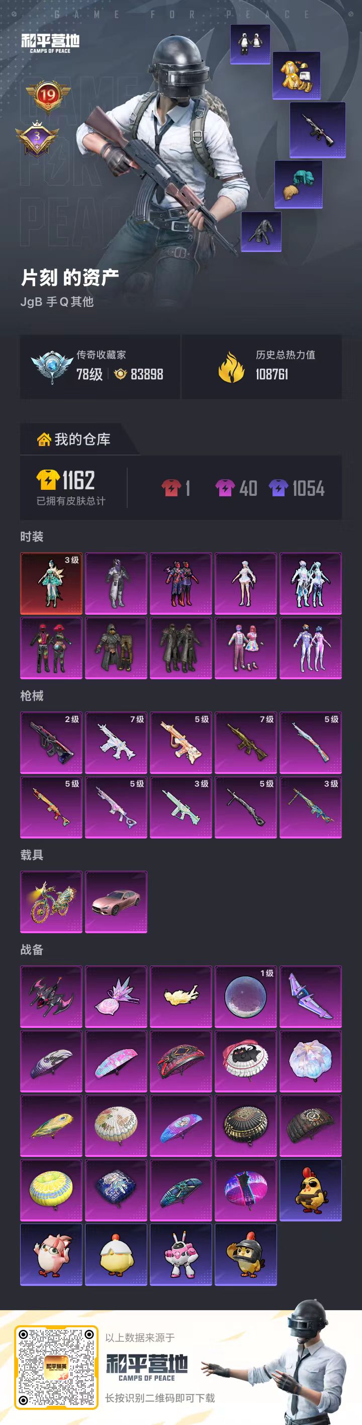 HPSJ4142099和平精英账号详情图2