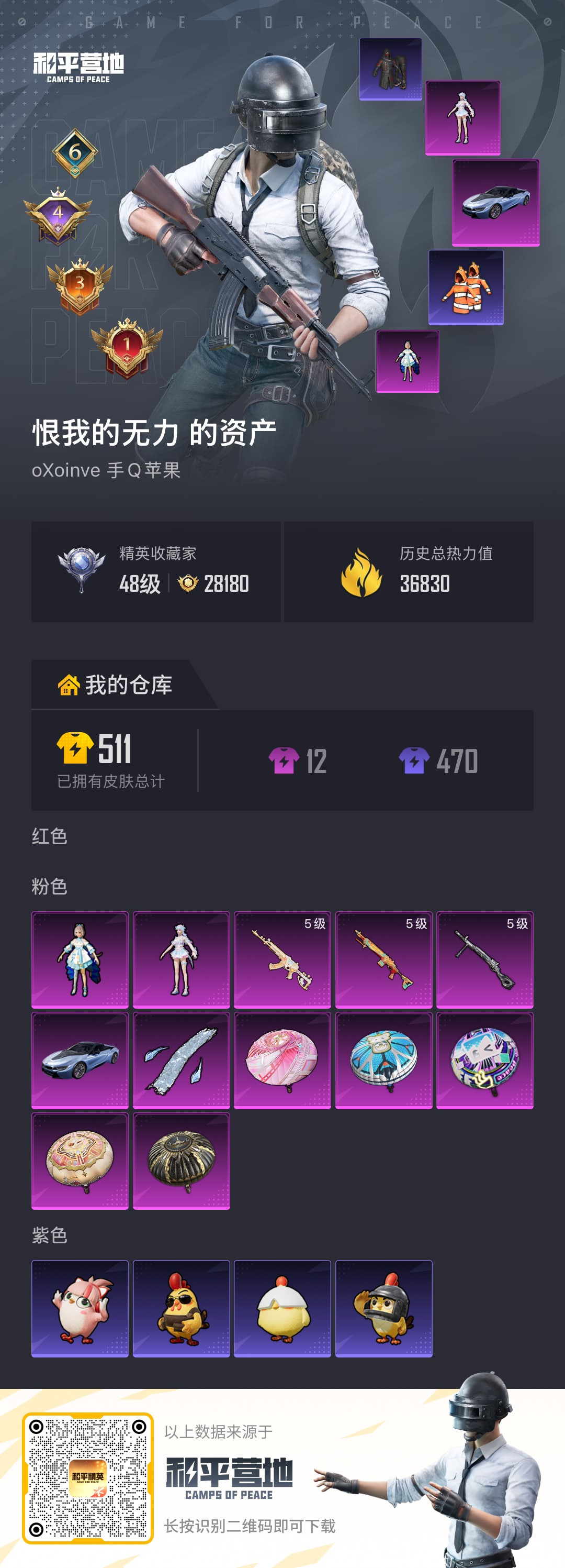 HPSJ4142042和平精英账号详情图2