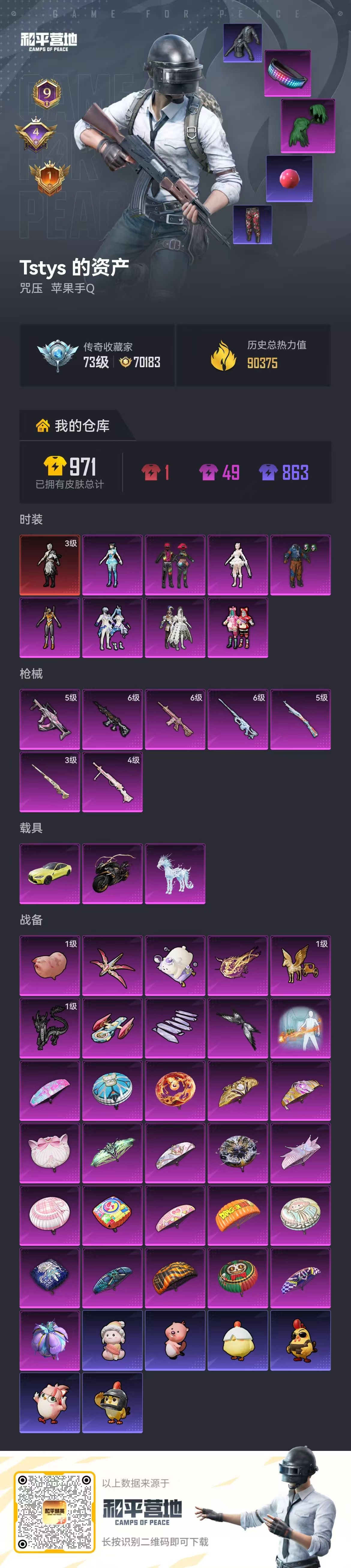 HPSJ4141920和平精英账号详情图2