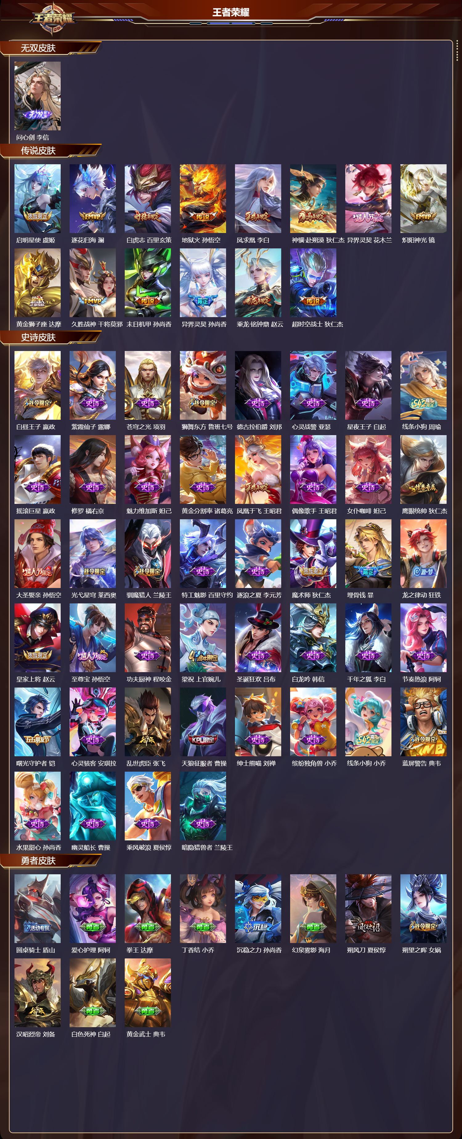 WZQM4257618王者荣耀账号详情图2