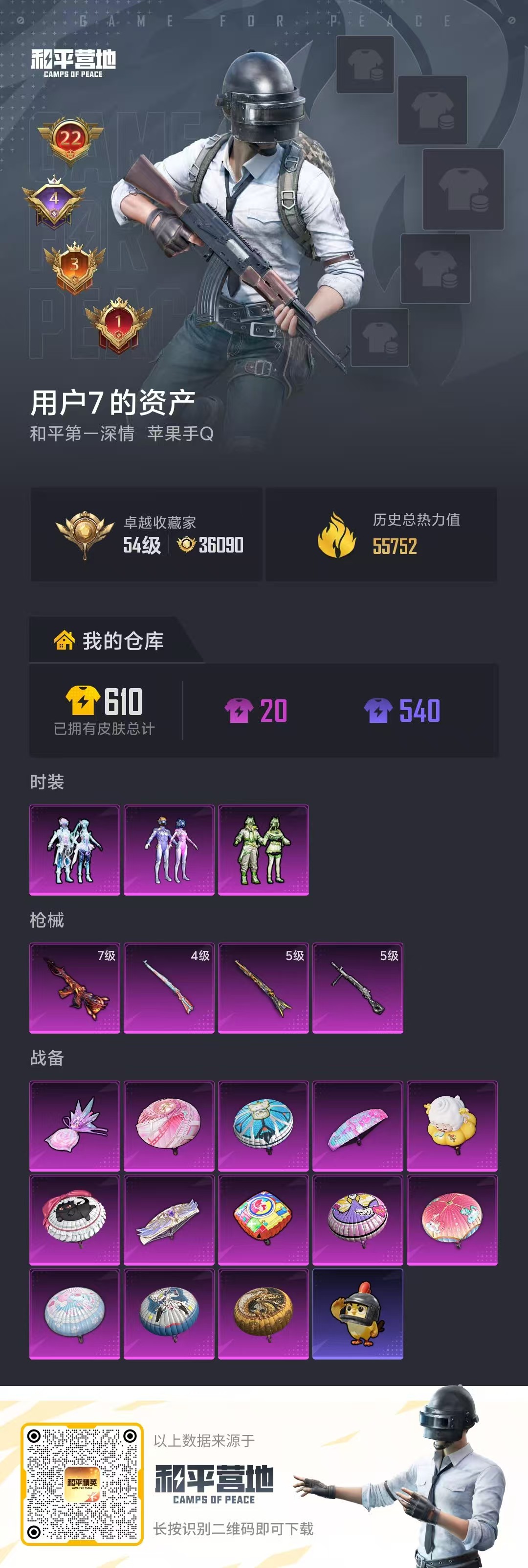 HPSJ4142106和平精英账号详情图2