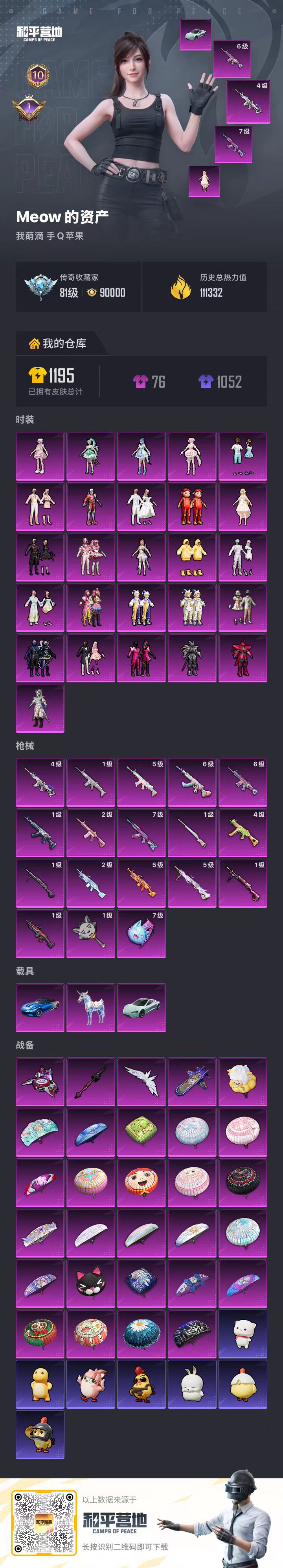 HPSJ4142141和平精英账号详情图2