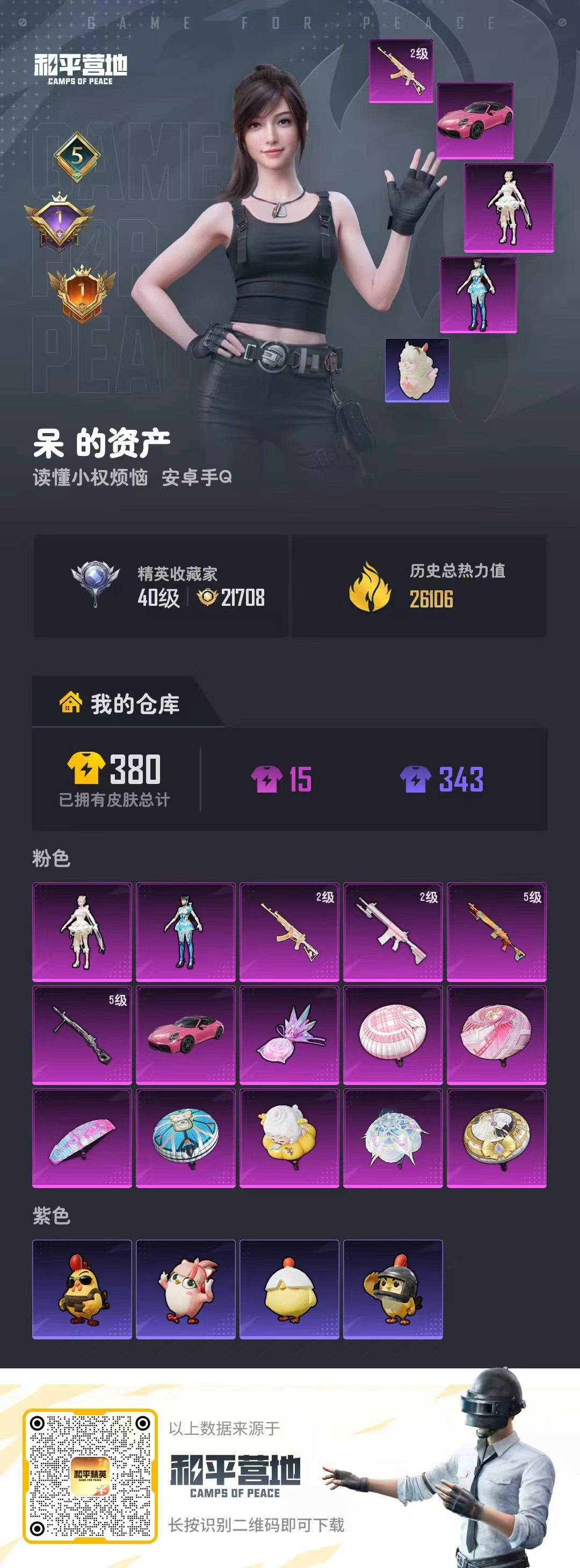 HPSJ4141960和平精英账号详情图2