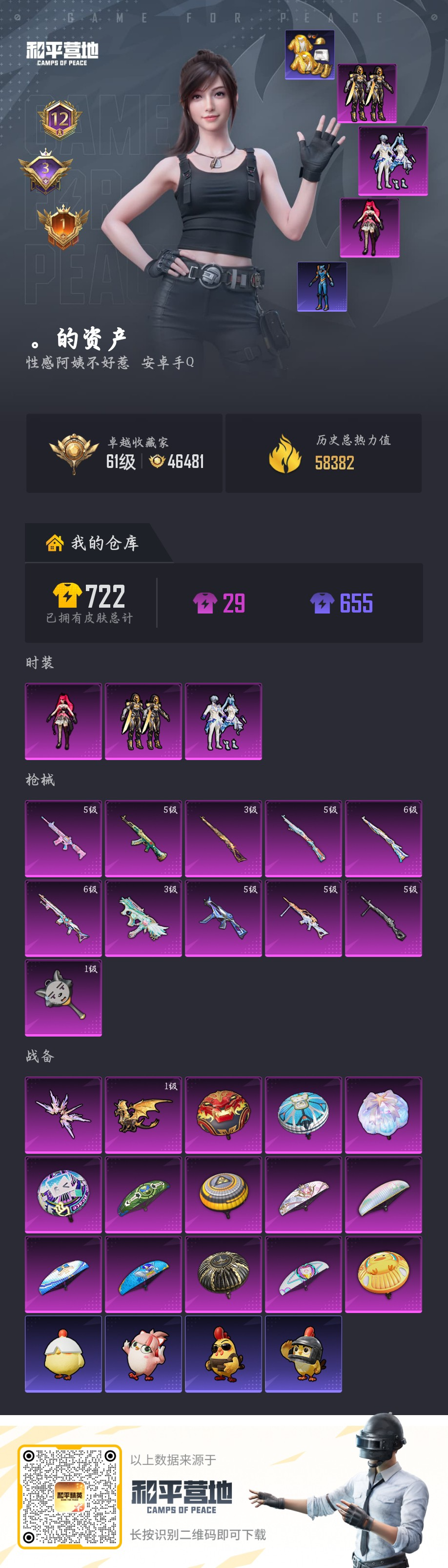 HPSJ4142062和平精英账号详情图2