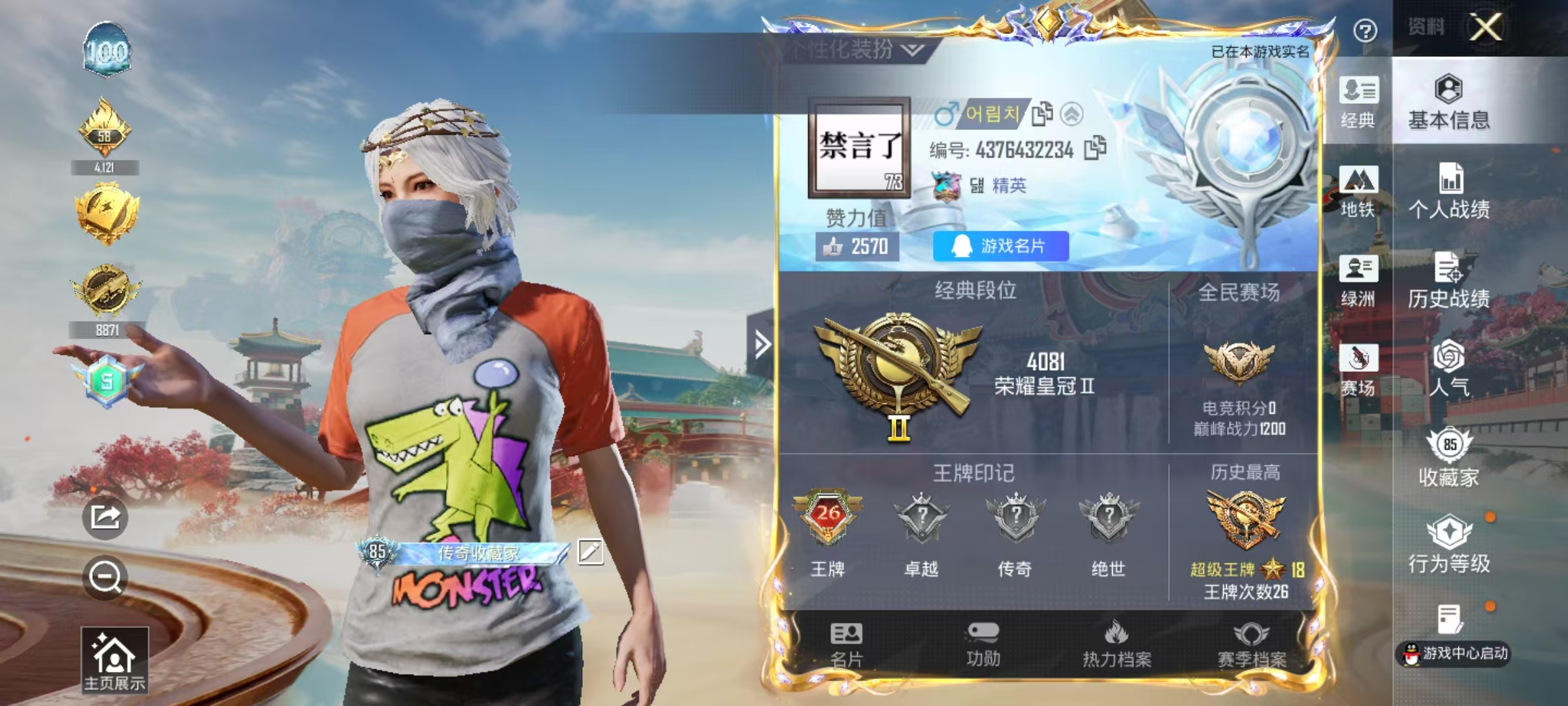 HPSJ4142138和平精英账号详情图3