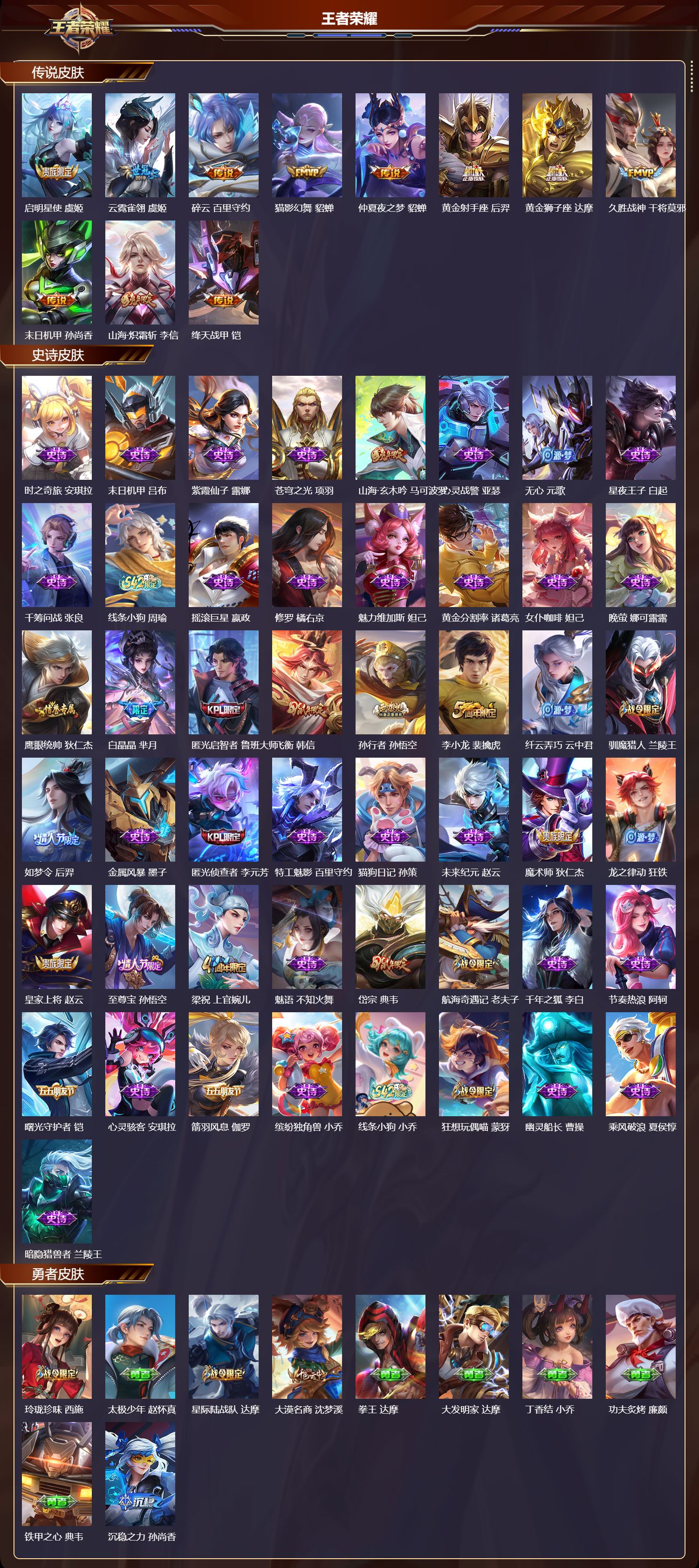 WZQM4257294王者荣耀账号详情图2