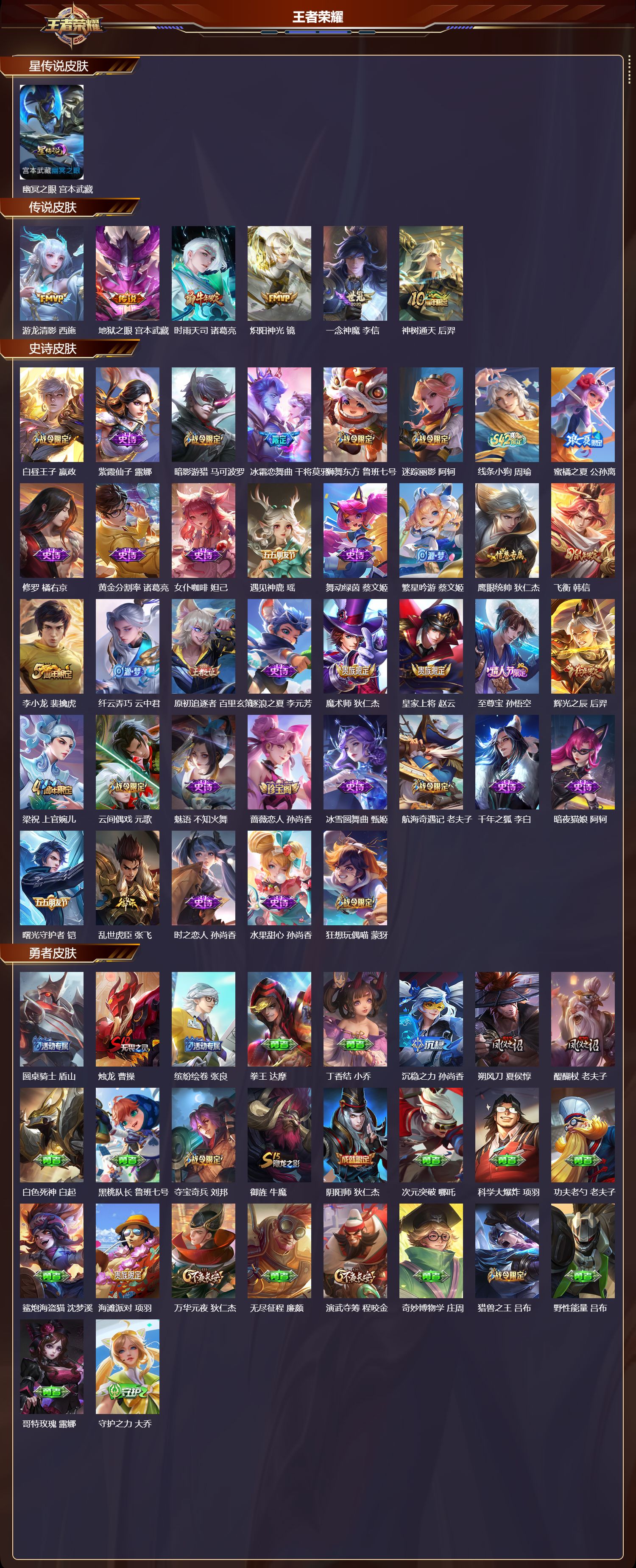 WZMK4257469王者荣耀账号详情图2 WZMK4257469王者荣耀账号详情图2