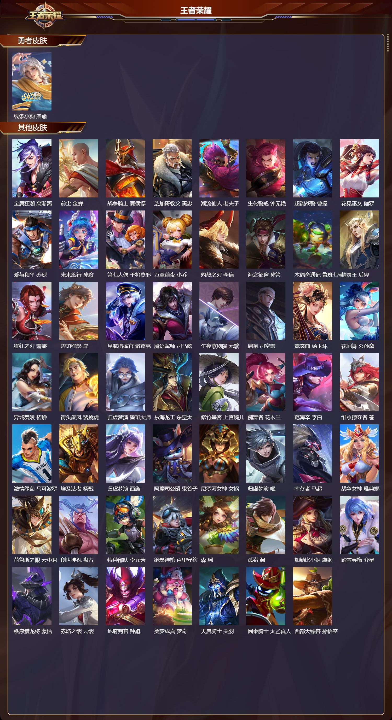 WZQM4257360王者荣耀账号详情图4 WZQM4257360王者荣耀账号详情图4