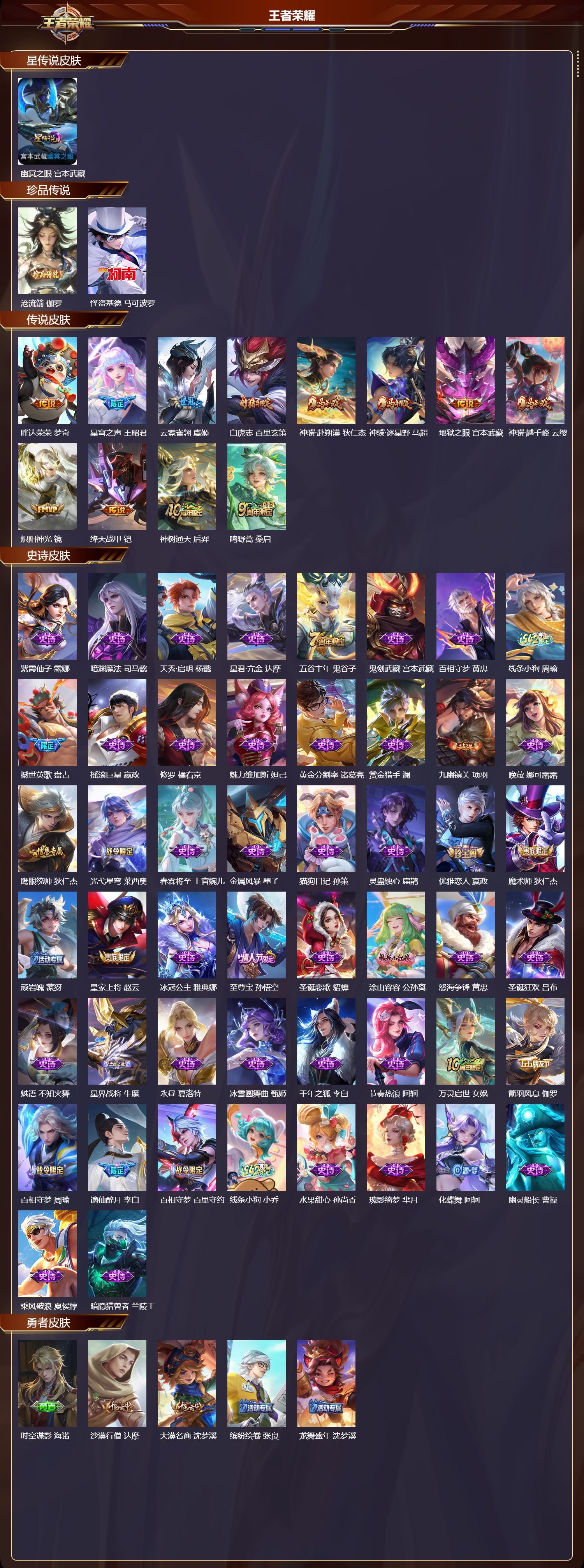 WZQM4257341王者荣耀账号详情图2