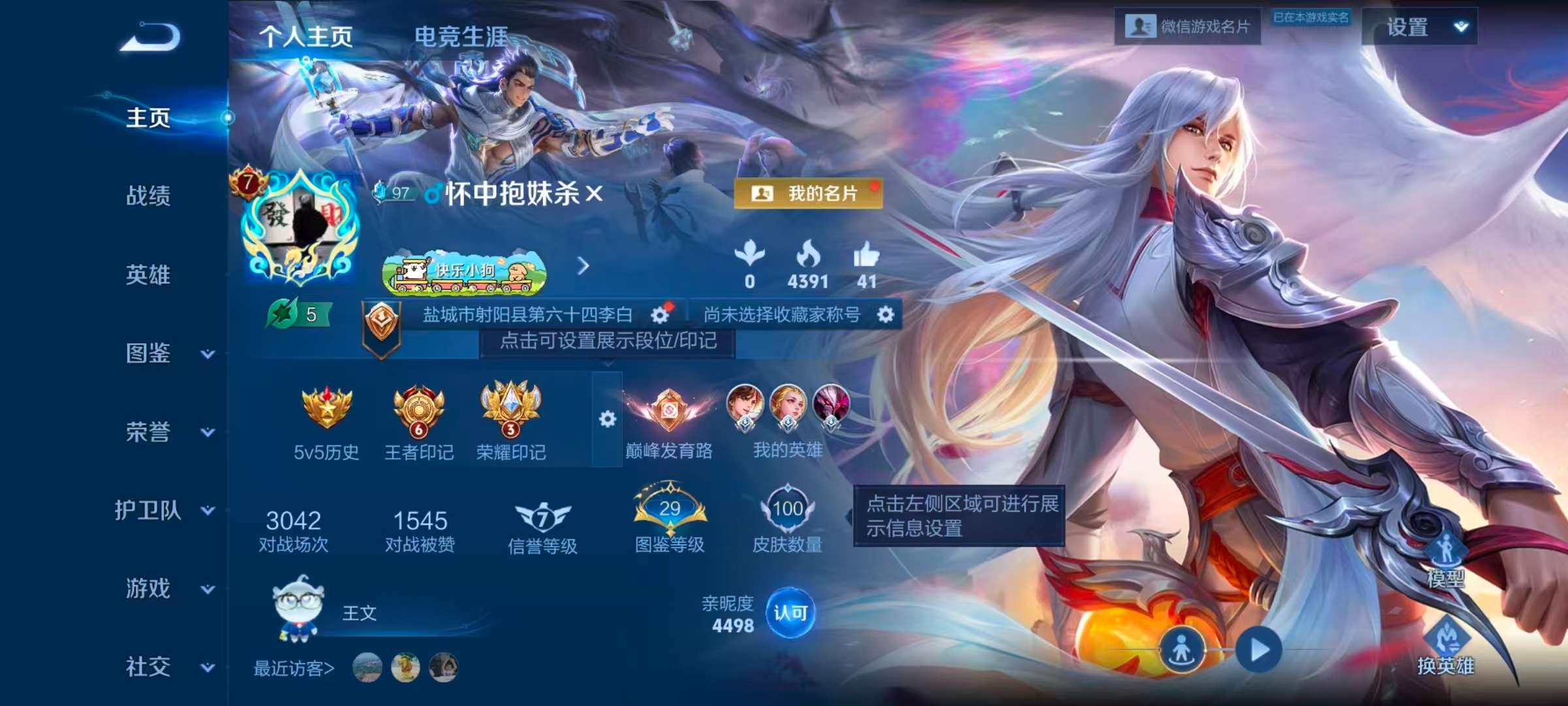 WZCMW4276819王者荣耀账号详情图2