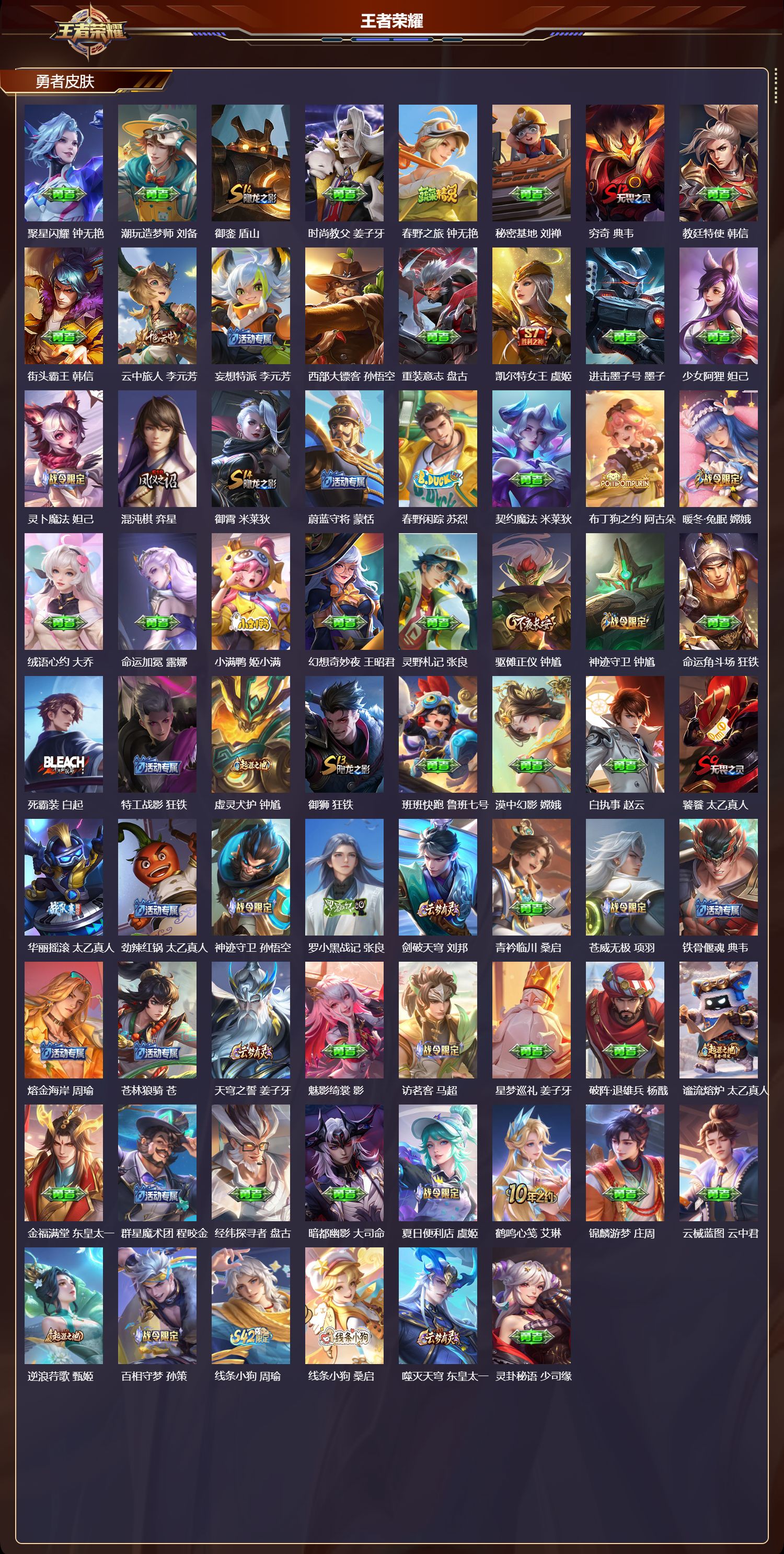 WZQM4257303王者荣耀账号详情图6